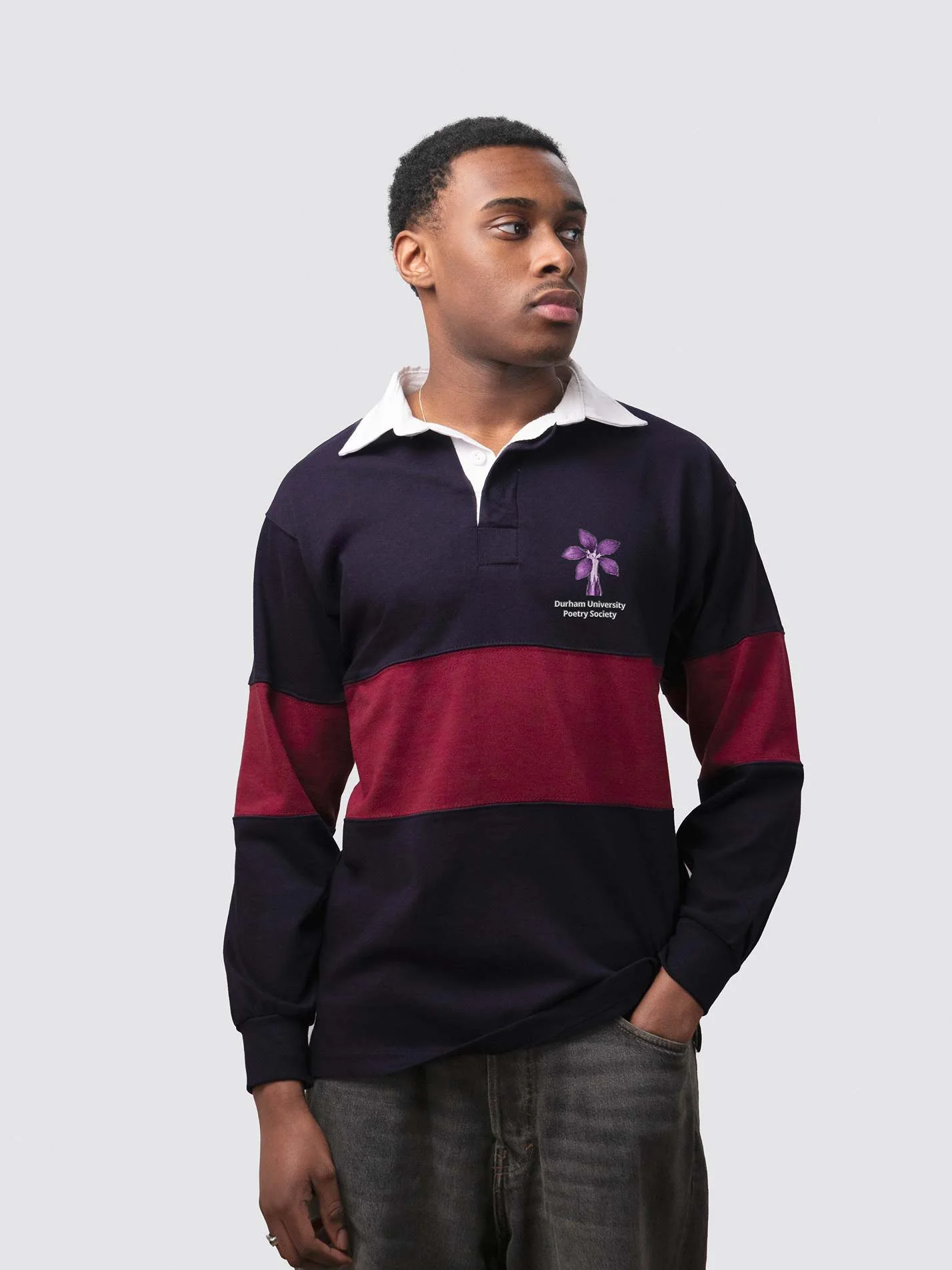 Durham Poetry Society Unisex Panelled Rugby Shirt