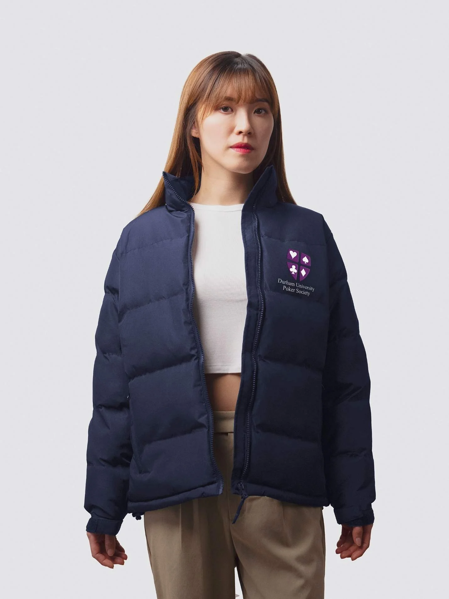 Durham Poker Society Ladies Puffer Jacket - Image 5