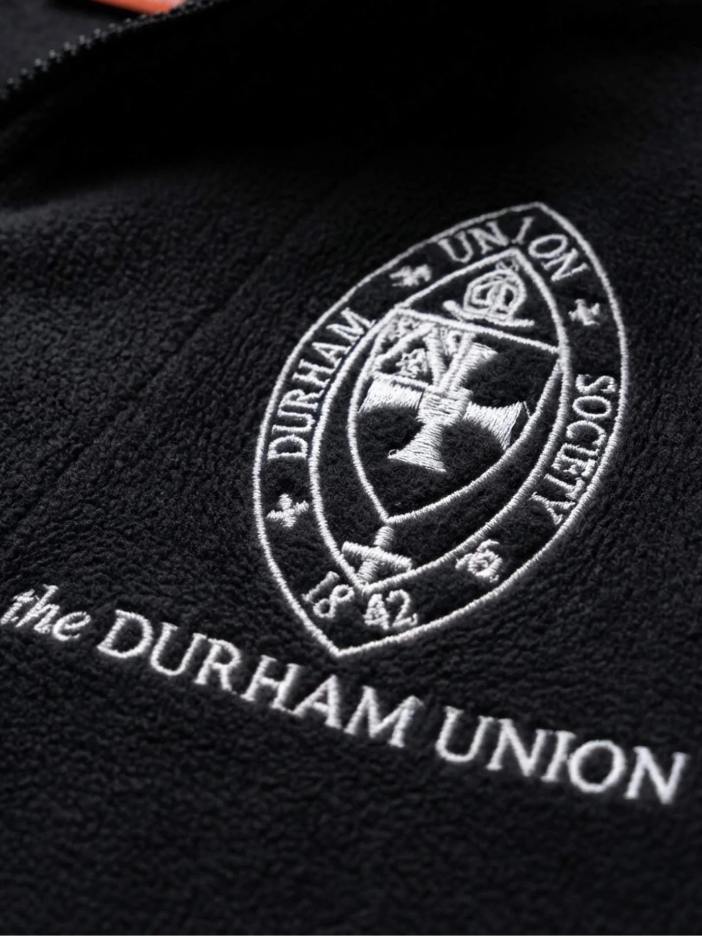Durham Union Society Unisex Polar Full Zip Fleece - Image 3