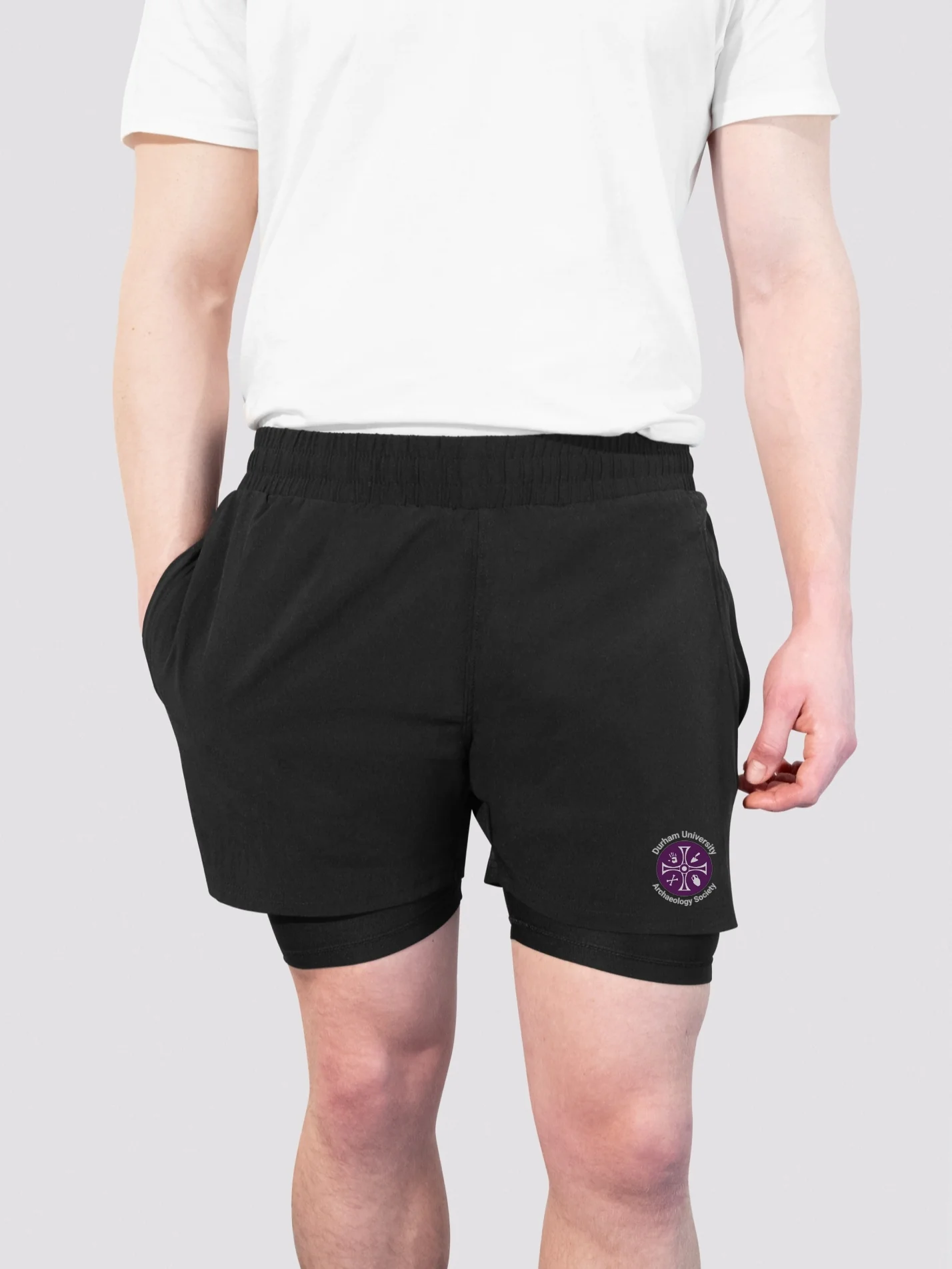 Durham University Archaeology Society Men's Dual Layer Sports Shorts