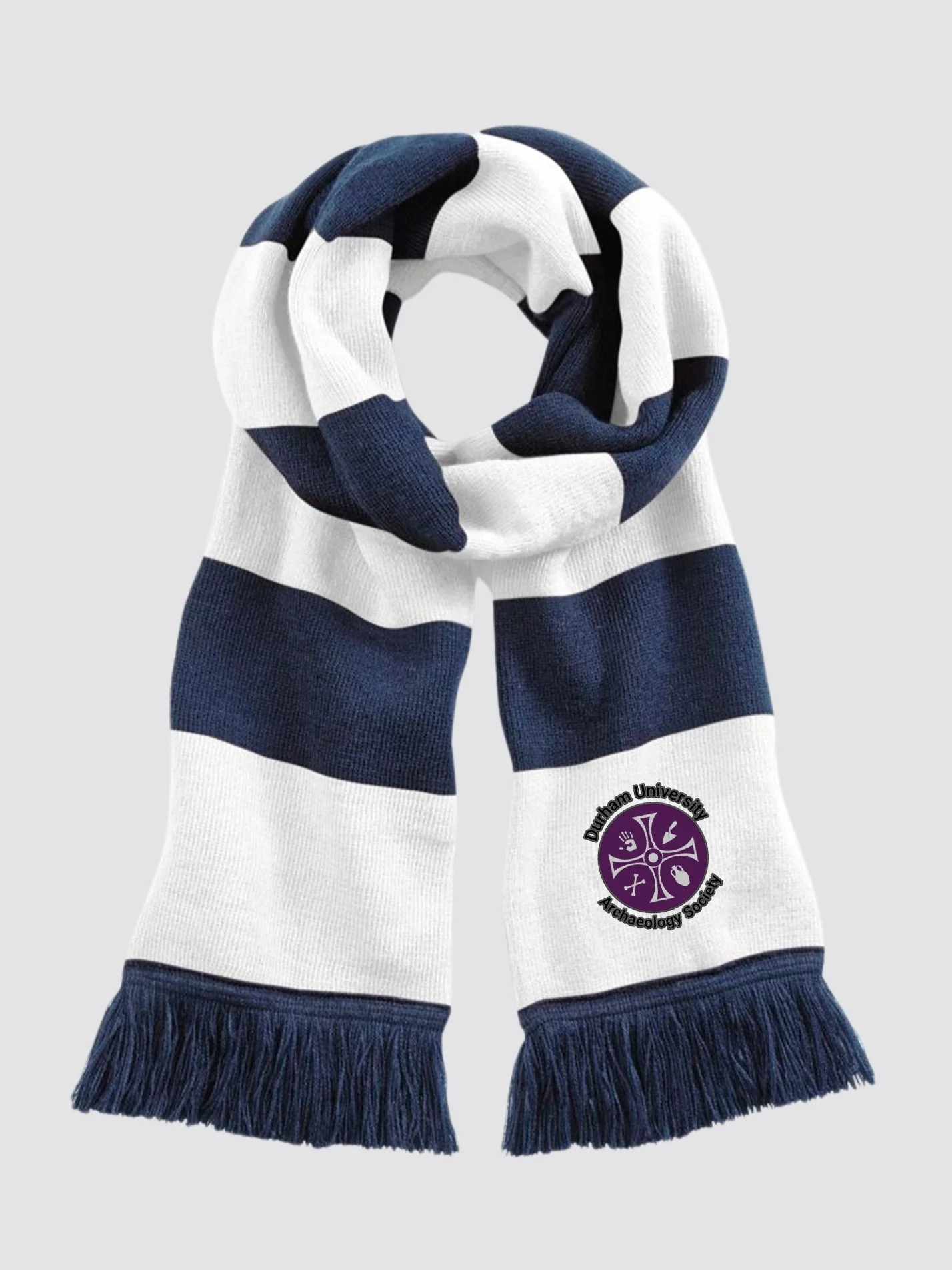 Durham University Archaeology Society Striped Scarf - Image 3