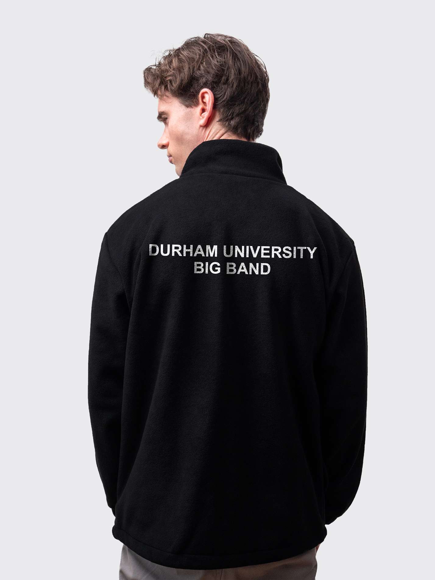 Durham University Big Band Unisex 1/4 Zip Fleece - Image 2