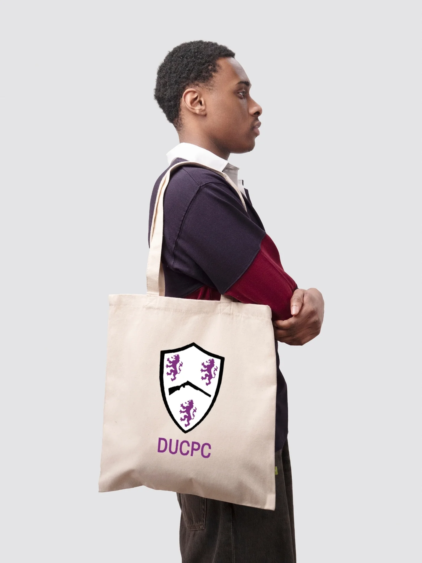 Durham University Clay Pigeon Shooting Club Organic Cotton Printed Tote Bag