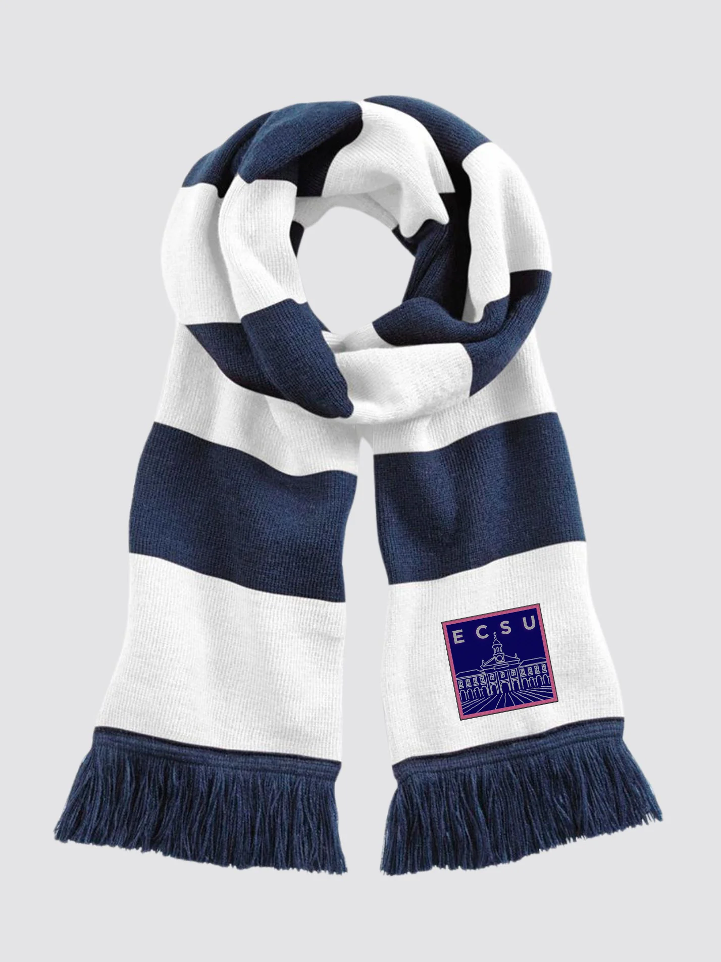 ECSU Striped Scarf