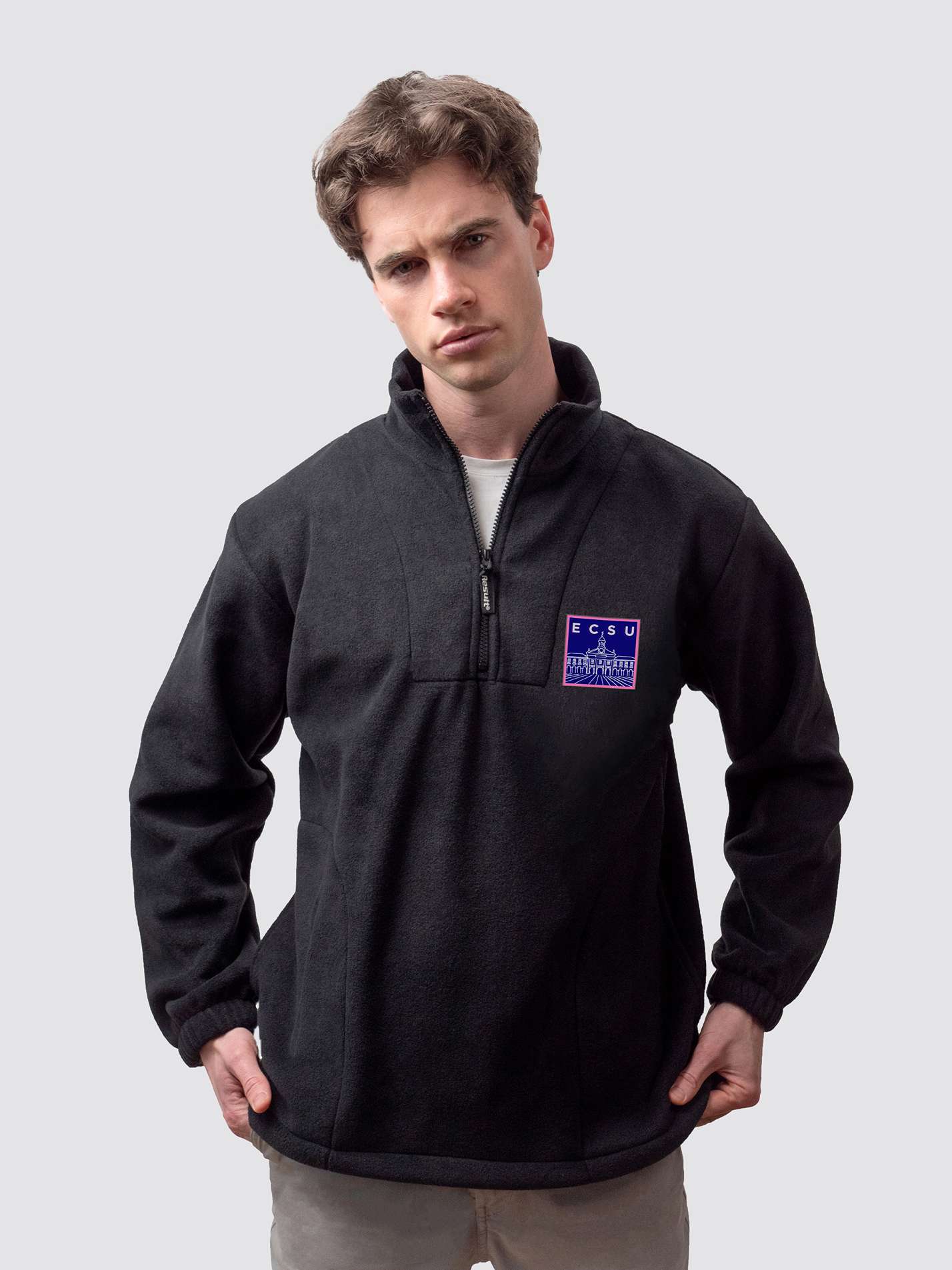 ECSU Unisex 1/4 Zip Fleece
