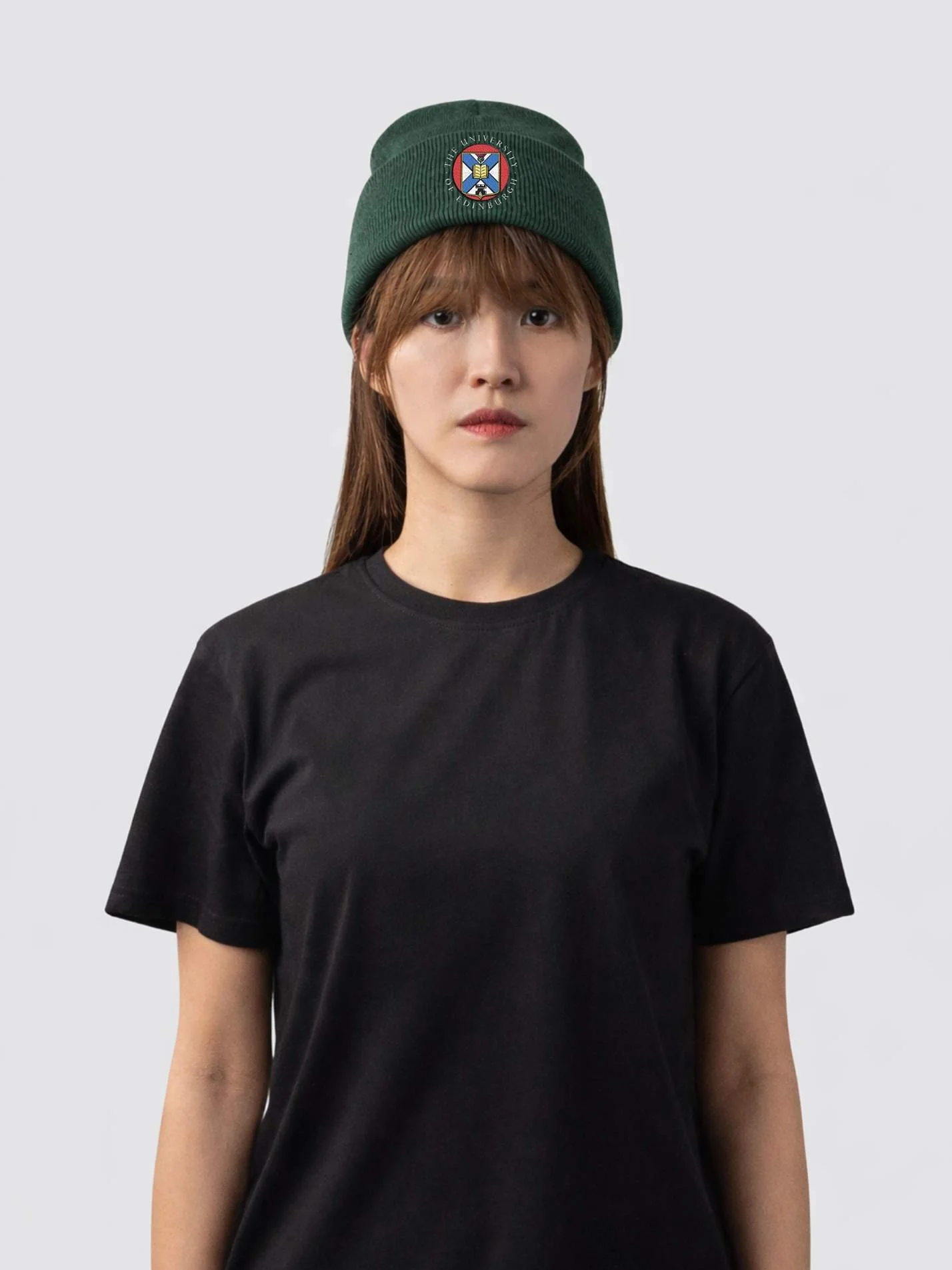 Edinburgh University Women's Hockey Club Sustainable Cuffed Beanie - Image 4