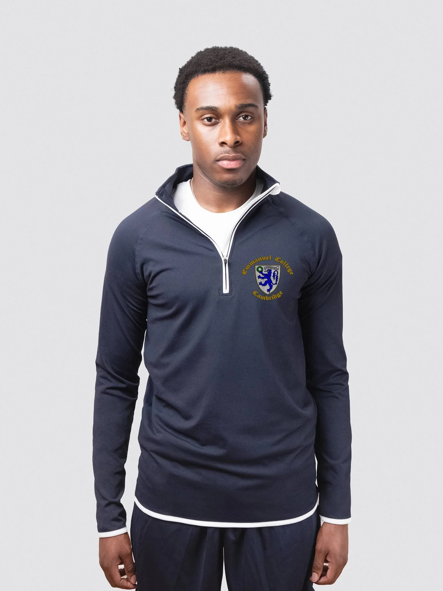 Emmanuel College Cambridge MCR Men's Performance 1/4 Zip Sweatshirt