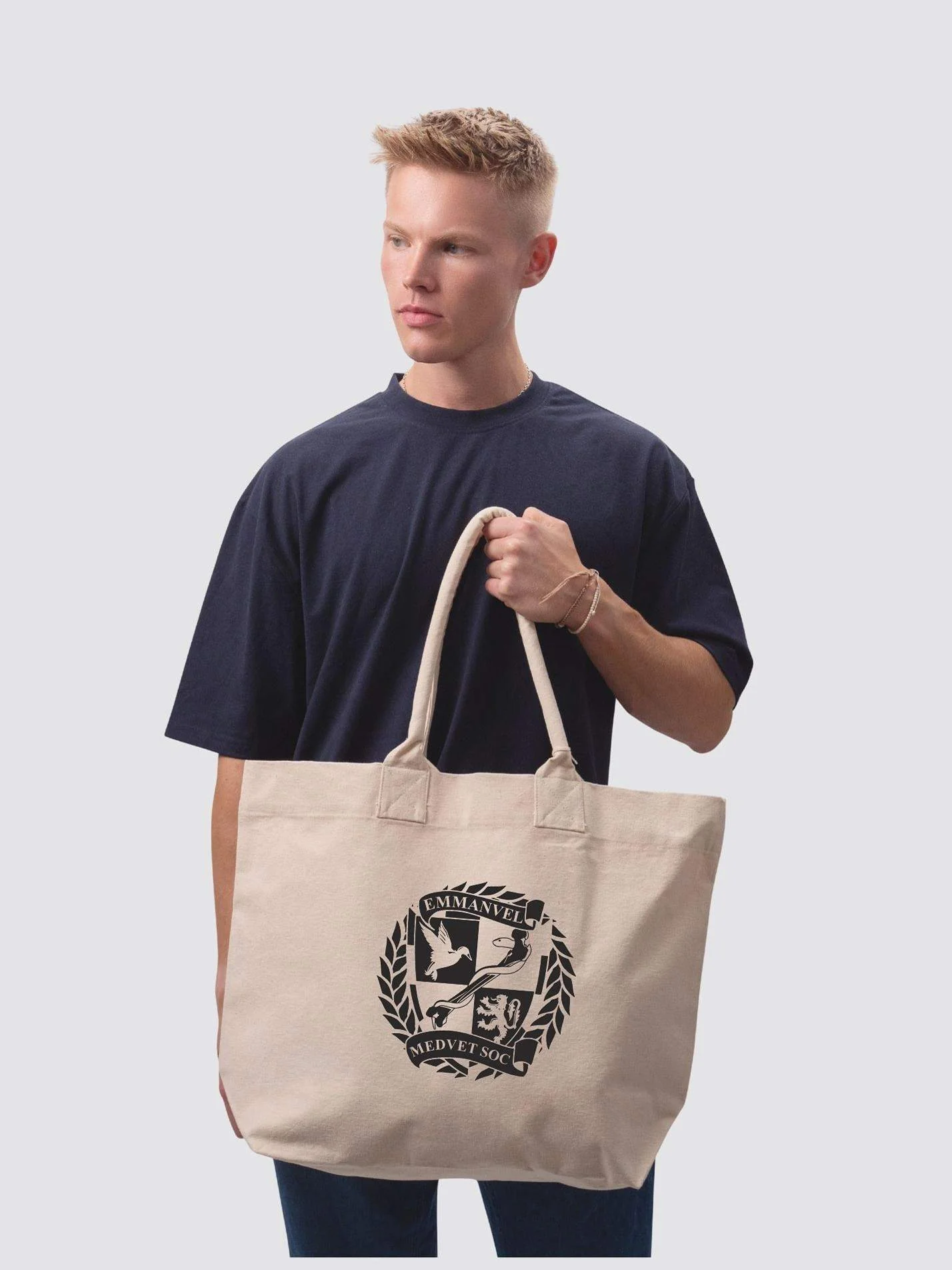 Emmanuel MedVet Society Cotton Canvas Printed Shopper Bag - Image 2