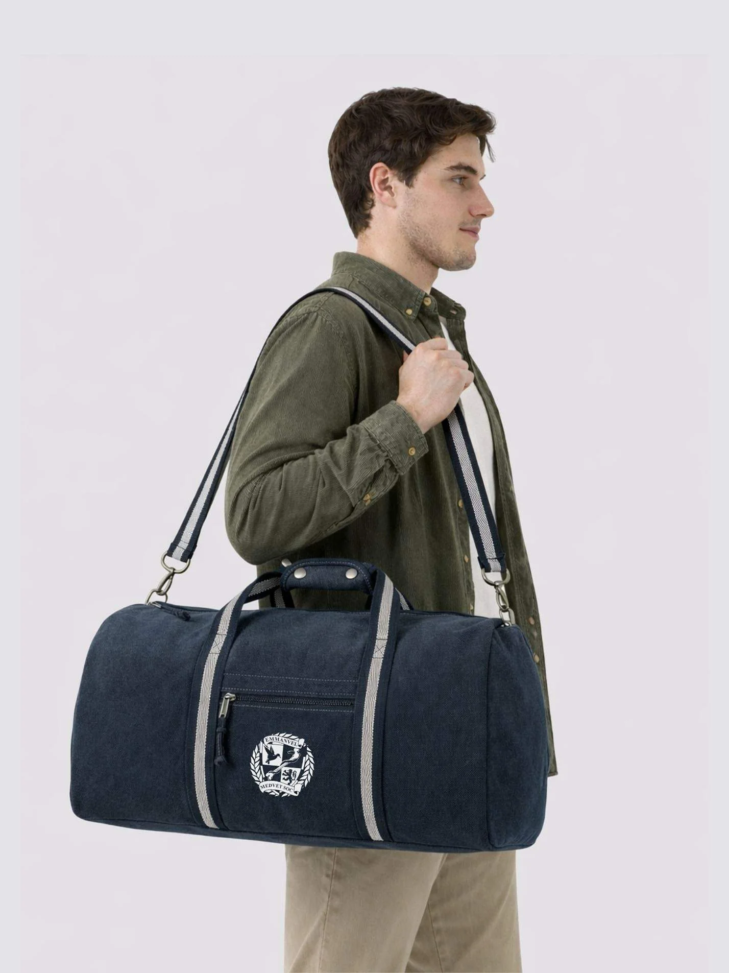Emmanuel MedVet Society Vintage Canvas Weekender Holdall