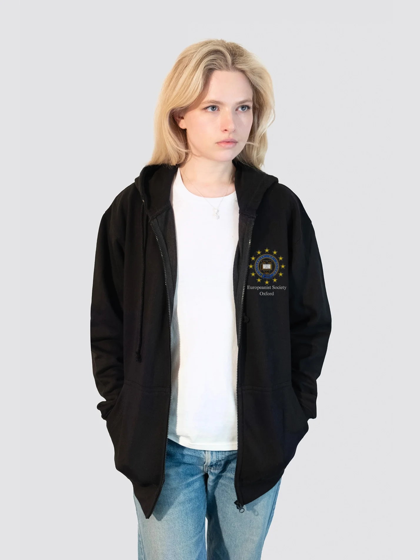 Europeanist Society of Oxford University Zip-Up Unisex Hoodie