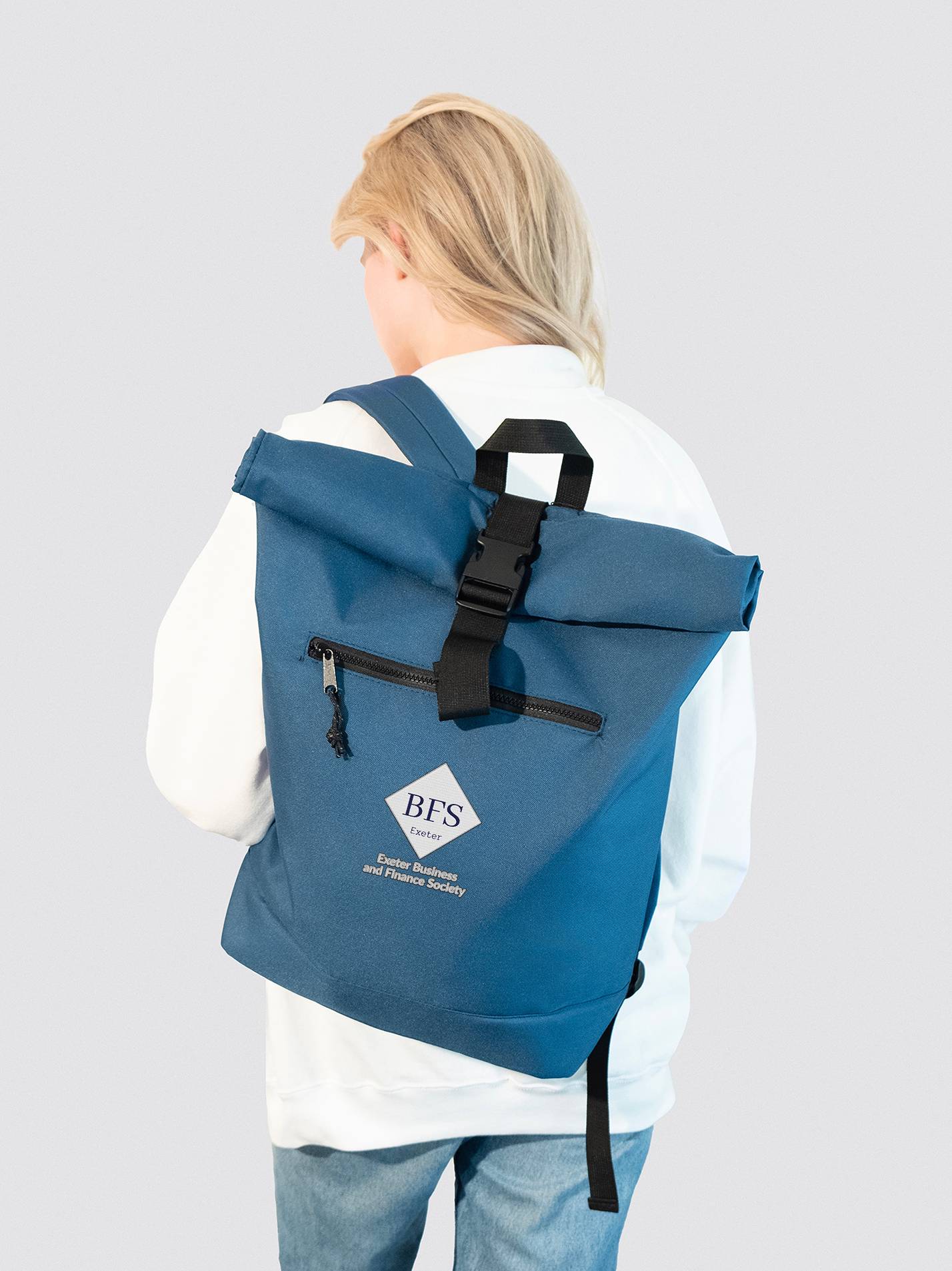 Exeter Business & Finance Roll Top Backpack - Image 4