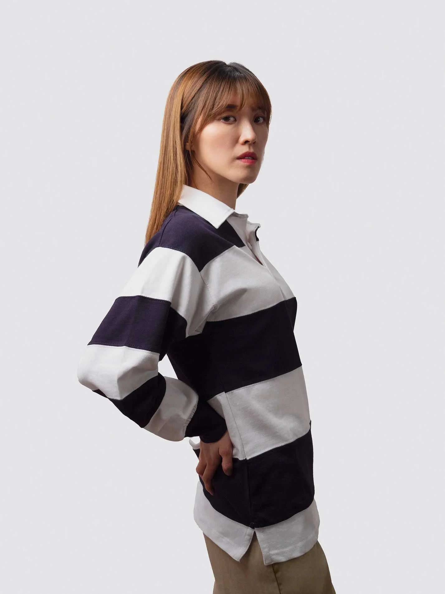 Exeter Croquet Unisex Striped Rugby Shirt - Image 4