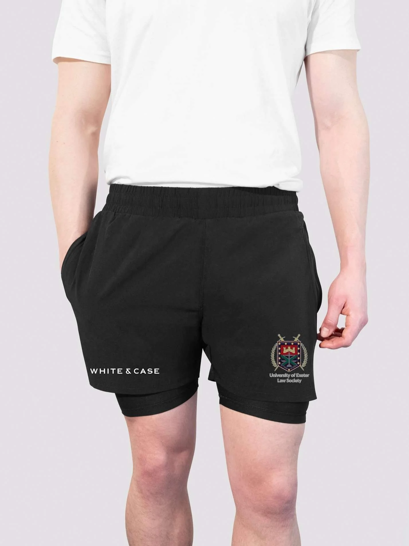 Exeter Law Society Men's Dual Layer Sports Shorts