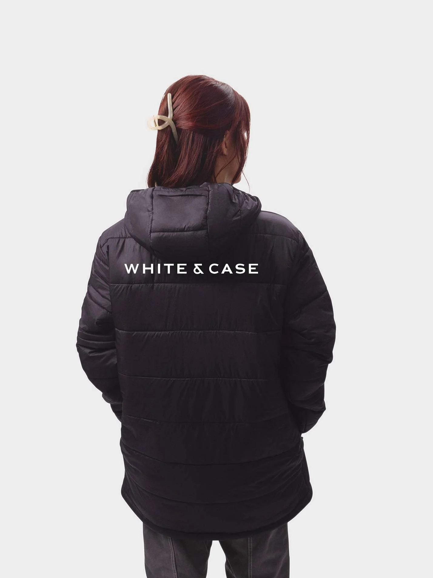 Exeter Law Society Sustainable Unisex Hooded Puffer Jacket - Image 4