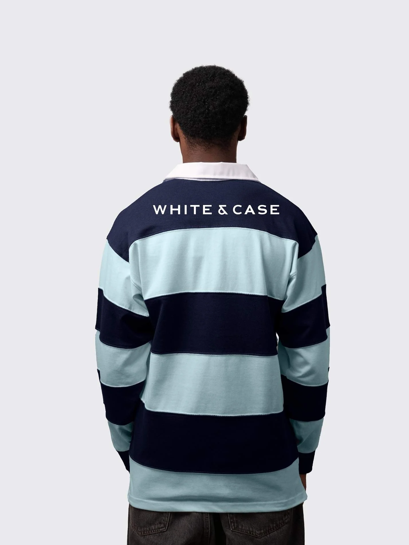 Exeter Law Society Unisex Striped Rugby Shirt - Image 4