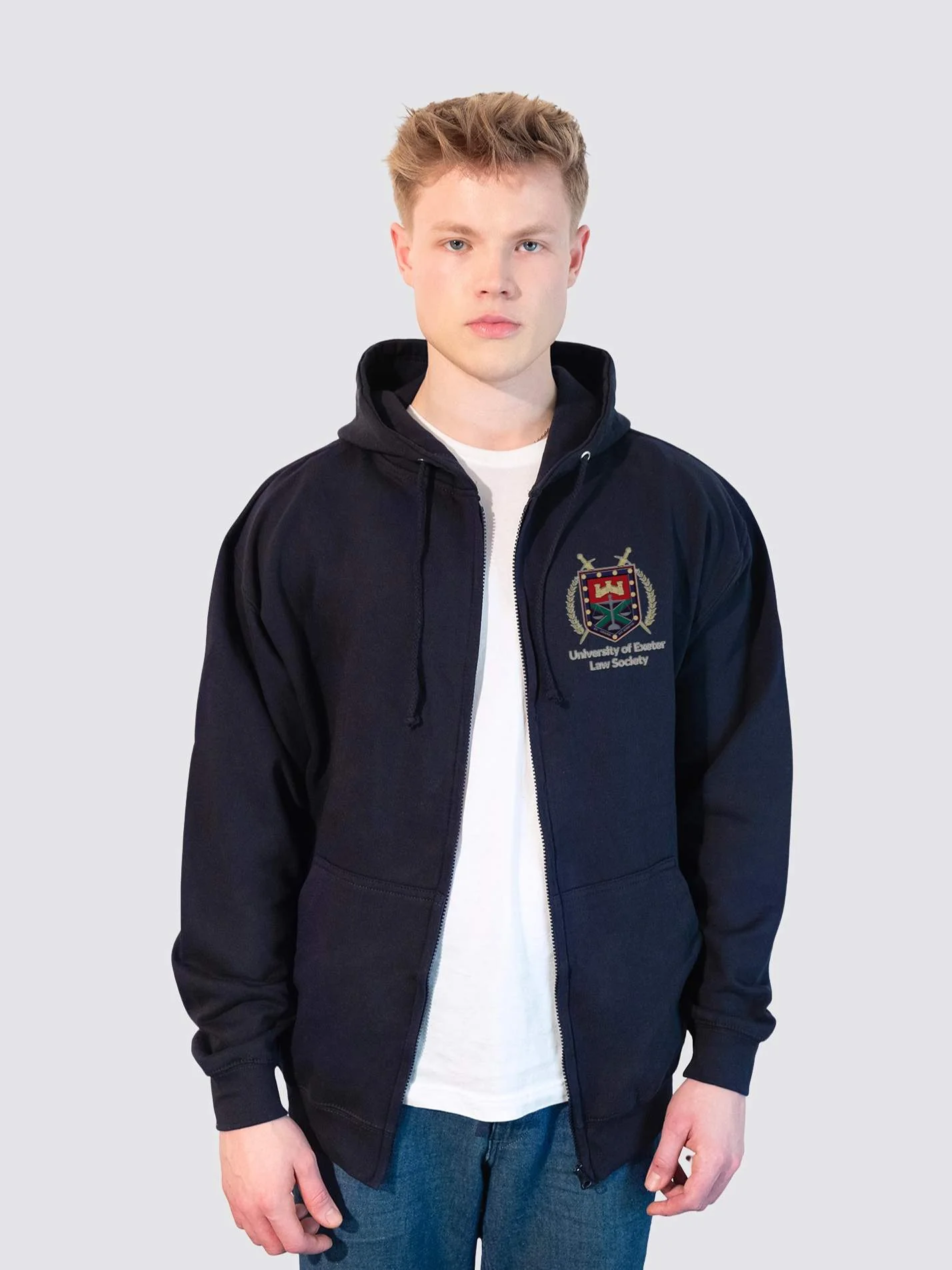 Exeter Law Society Zip-Up Unisex Hoodie - Image 7