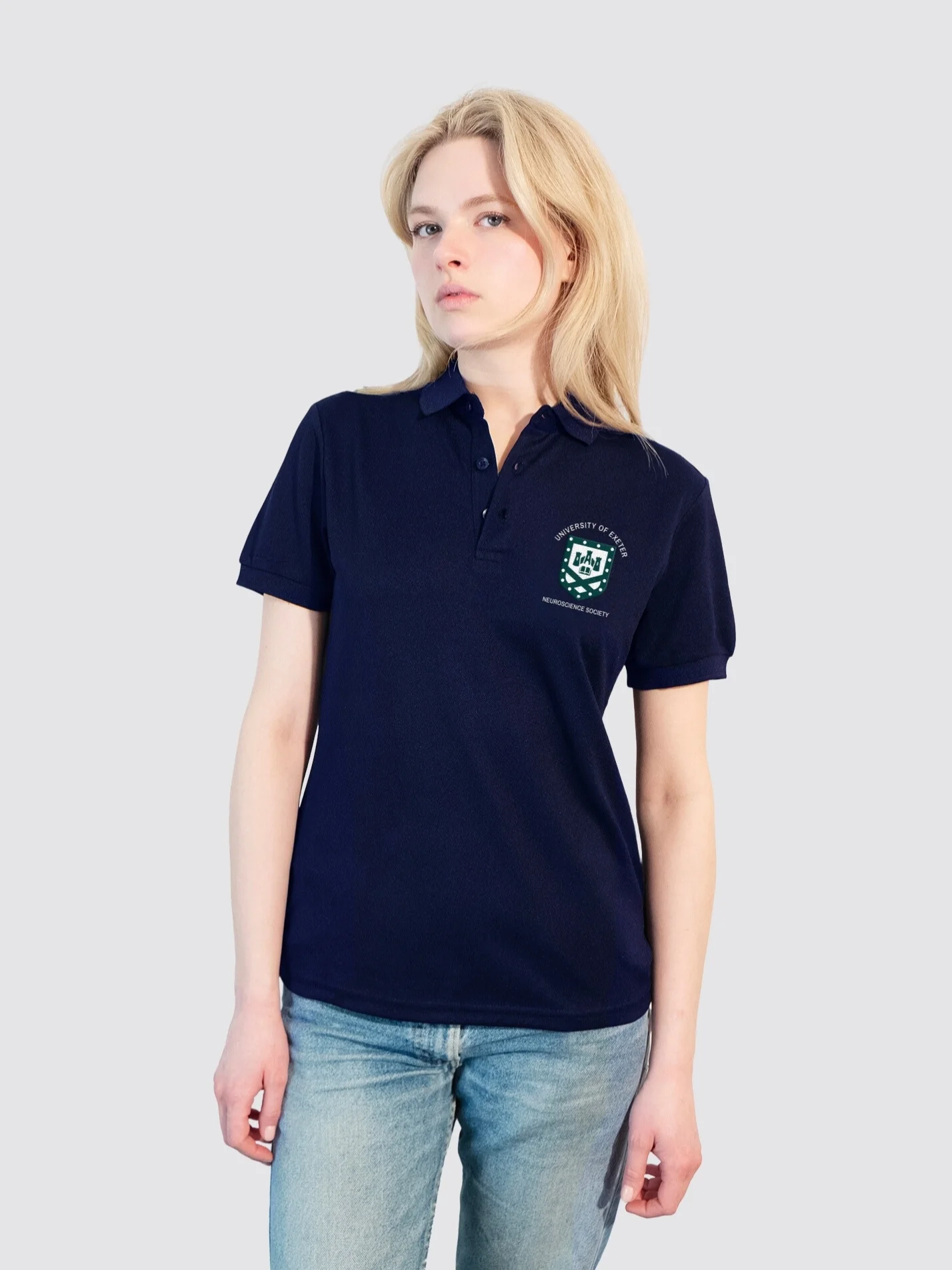 Exeter Neuroscience Sustainable Ladies Polo Shirt - Image 3