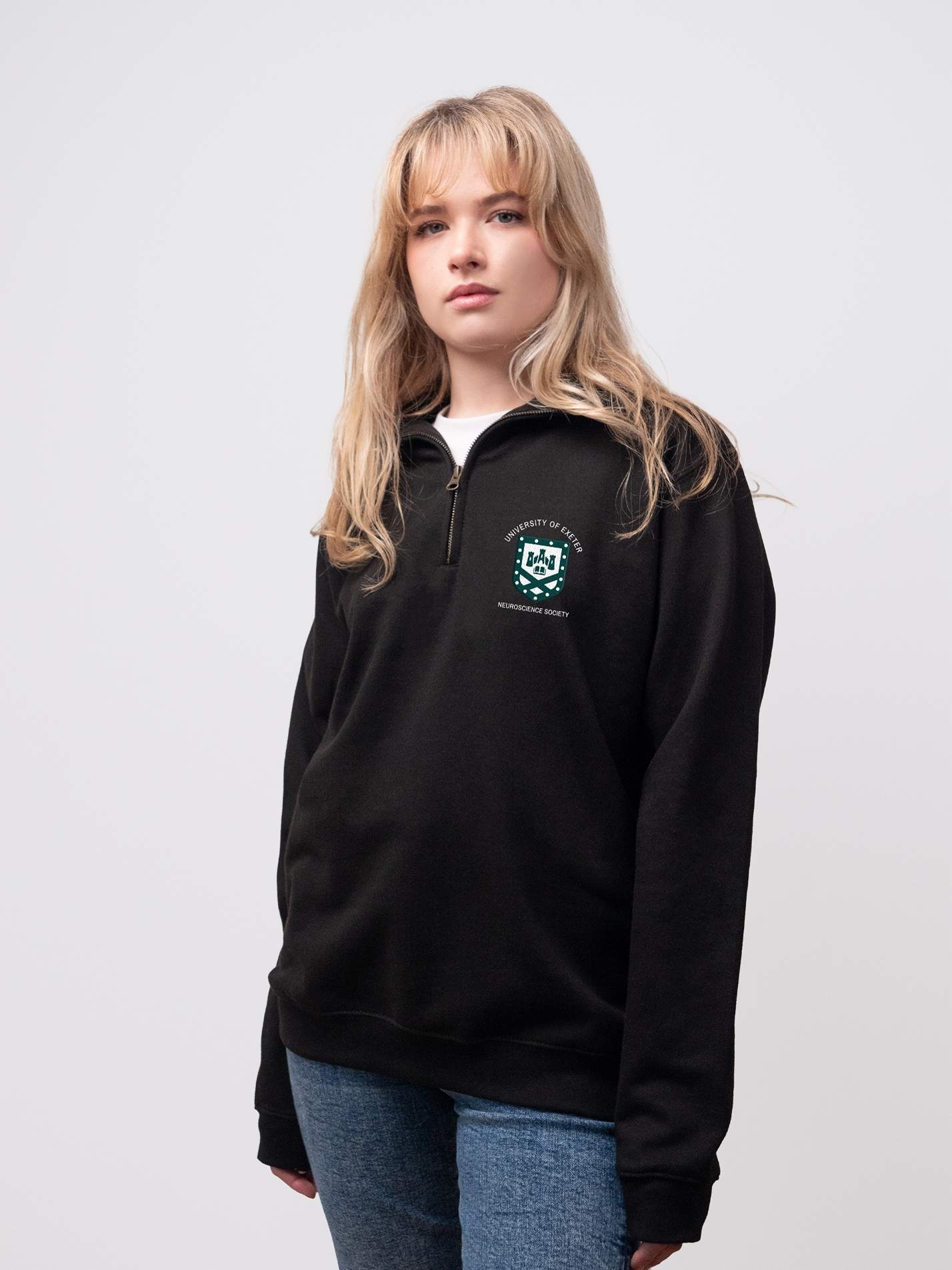 Exeter Neuroscience Unisex 1/4 Zip Sweatshirt