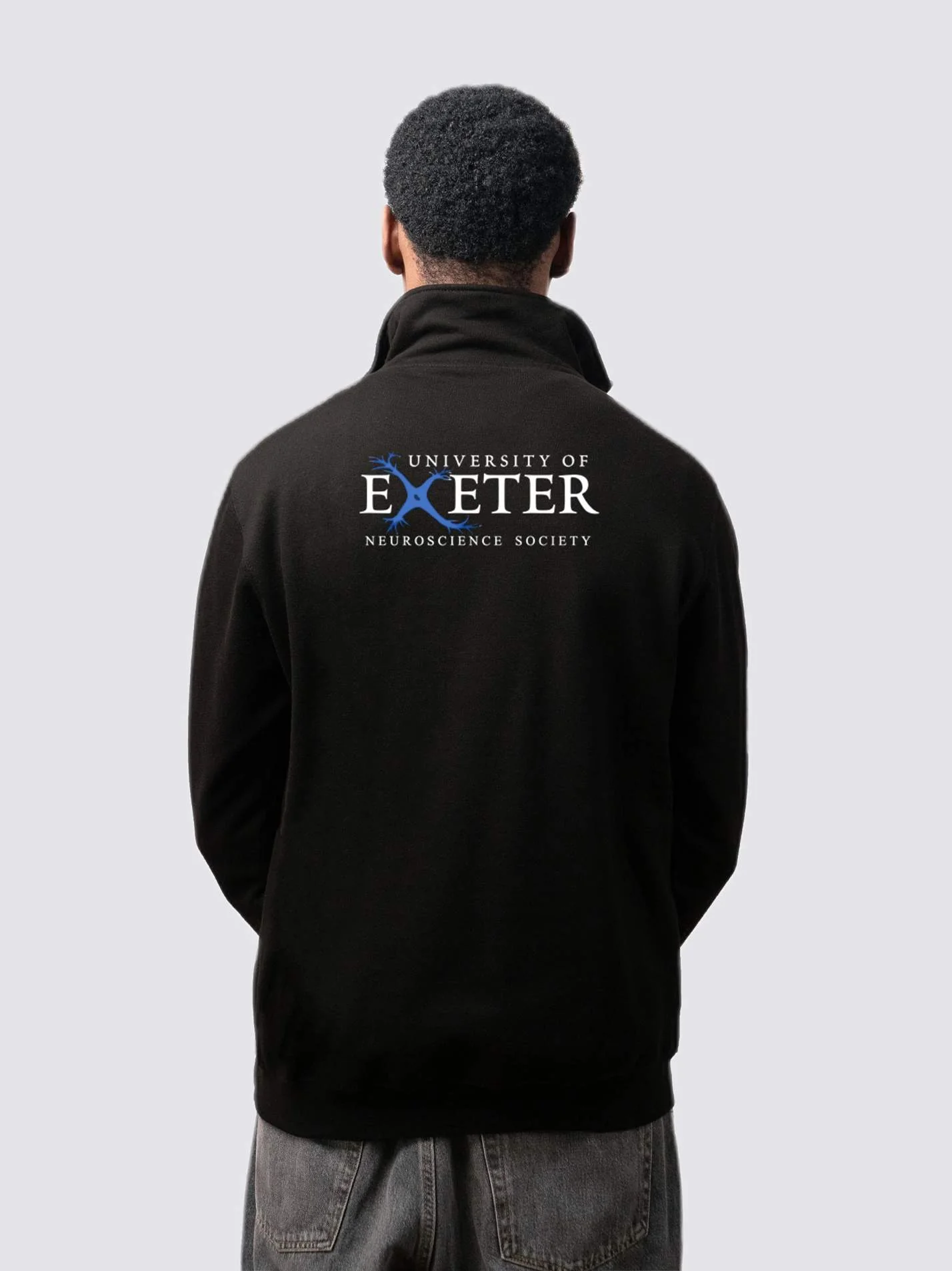 Exeter Neuroscience Unisex 1/4 Zip Sweatshirt - Image 2