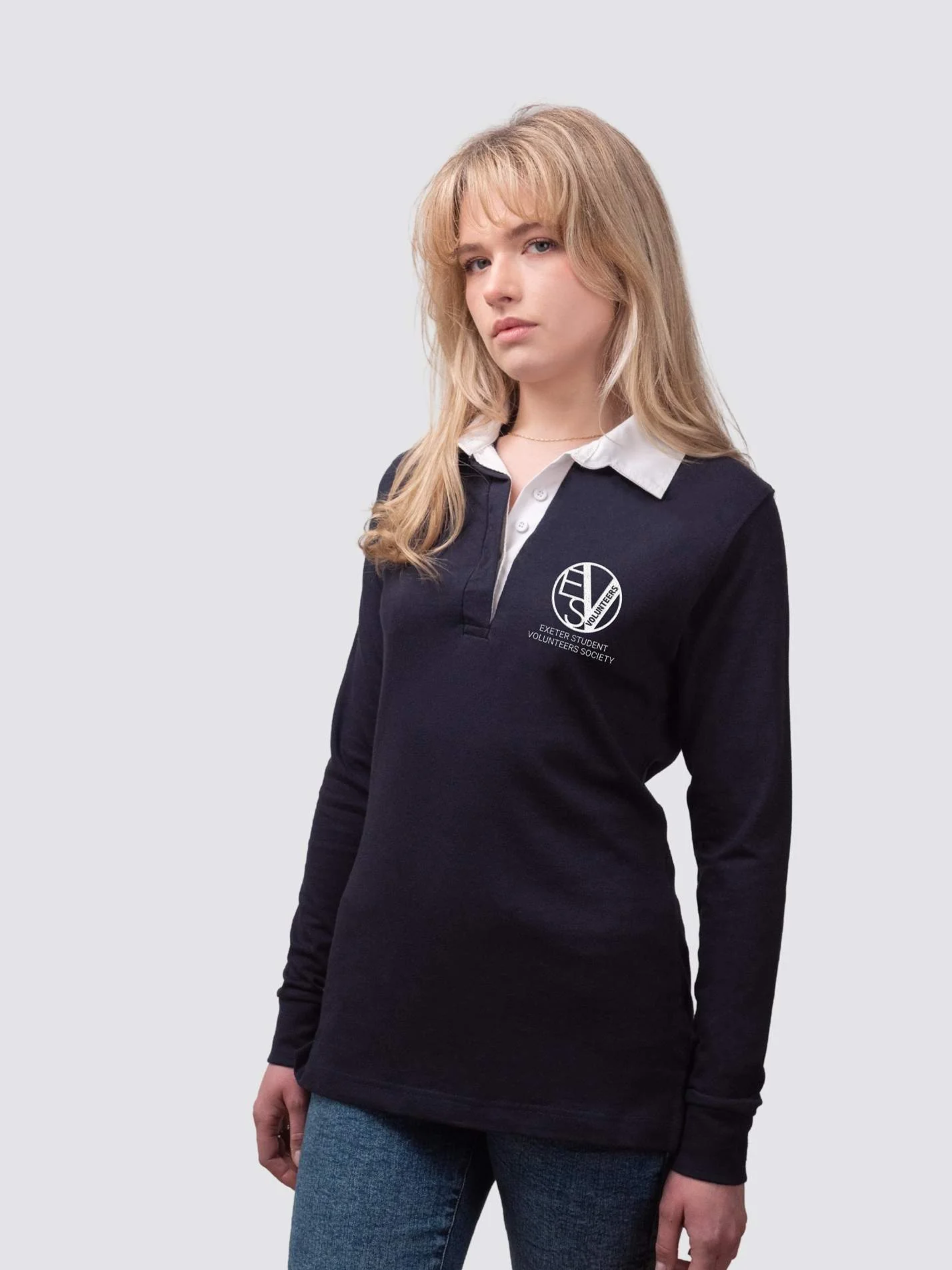 Exeter Student Volunteers Society Classic Ladies Rugby Shirt