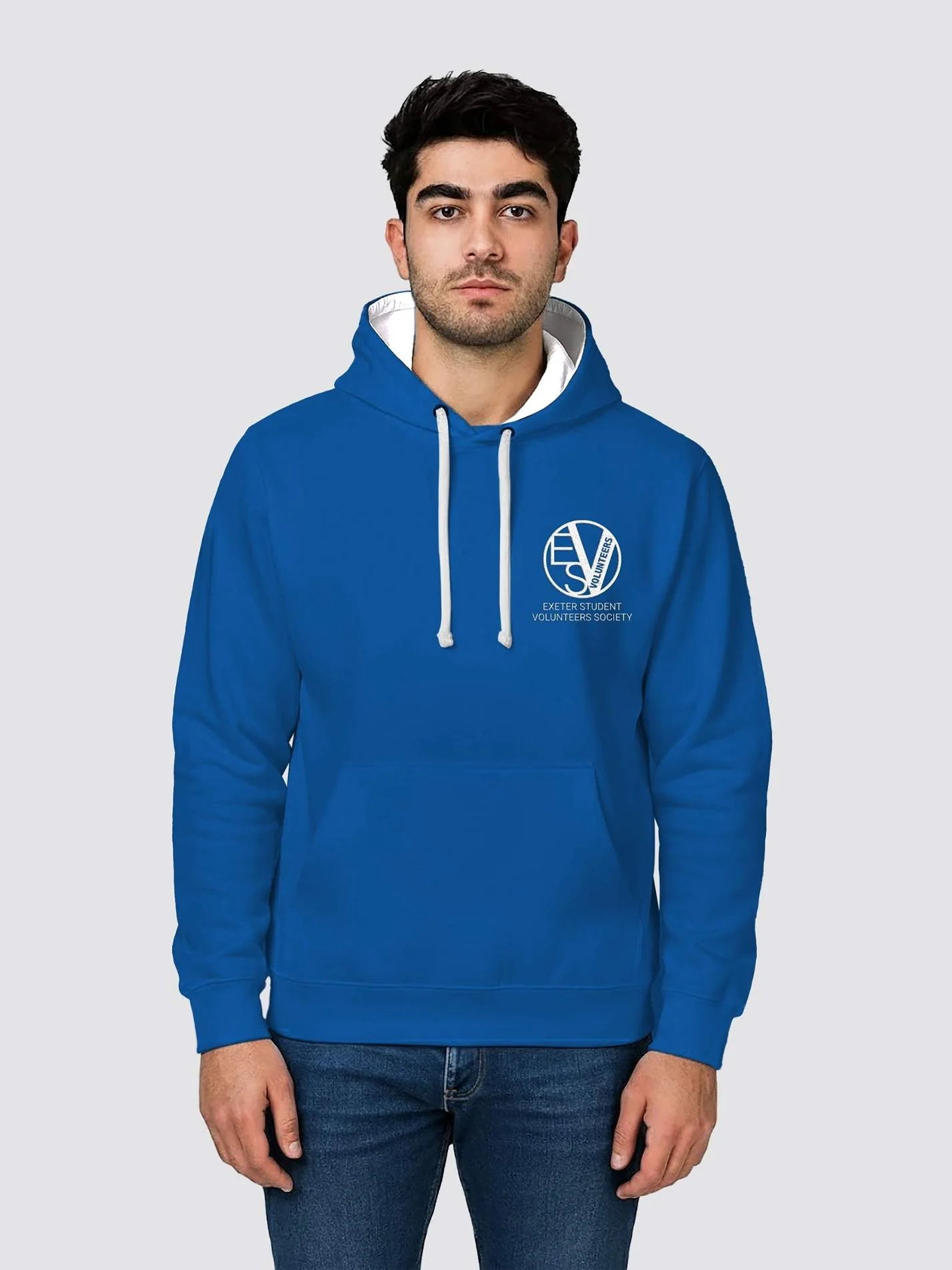 Exeter Student Volunteers Society Contrast Hoodie - Image 3