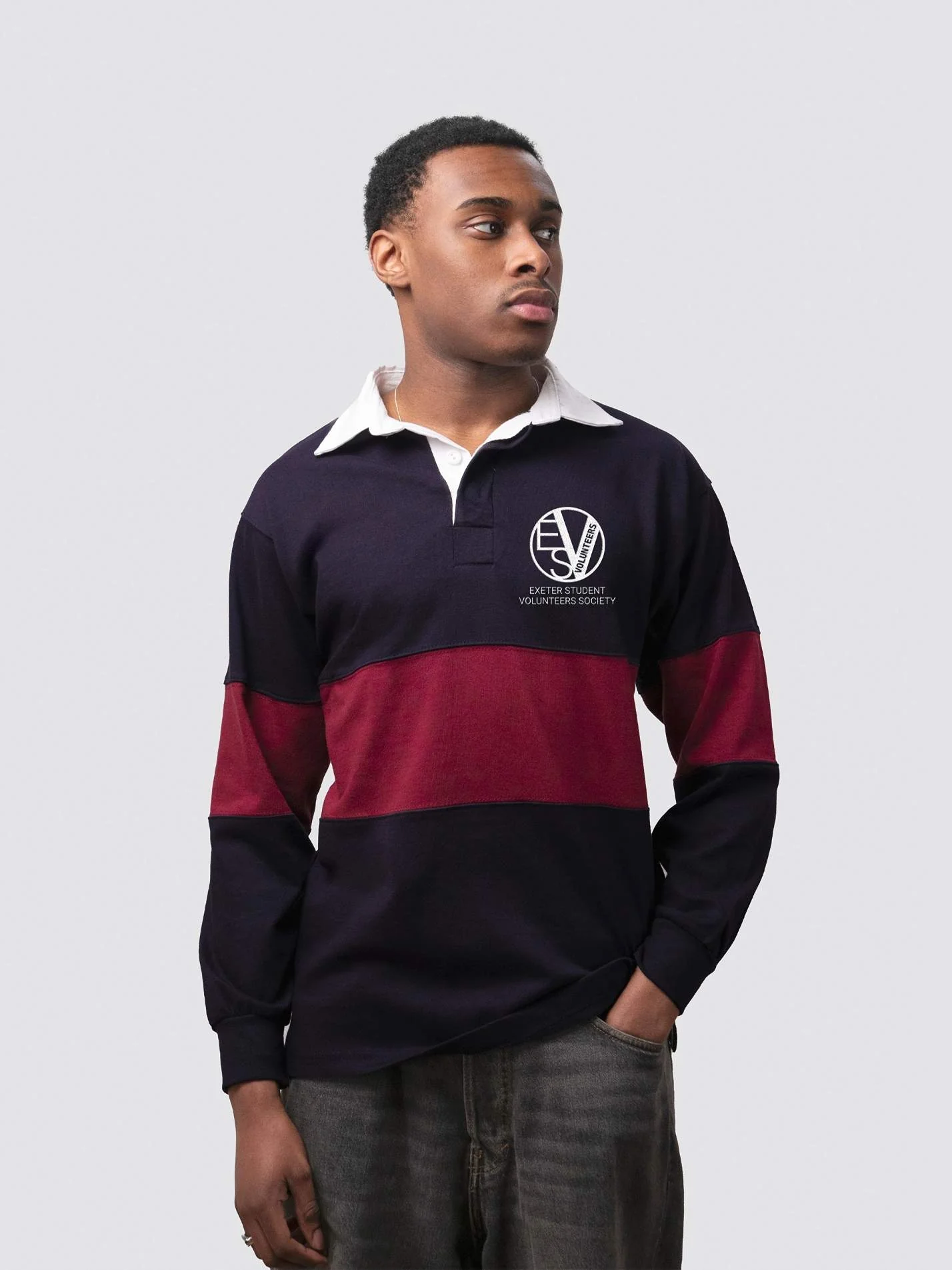 Exeter Student Volunteers Society Unisex Panelled Rugby Shirt