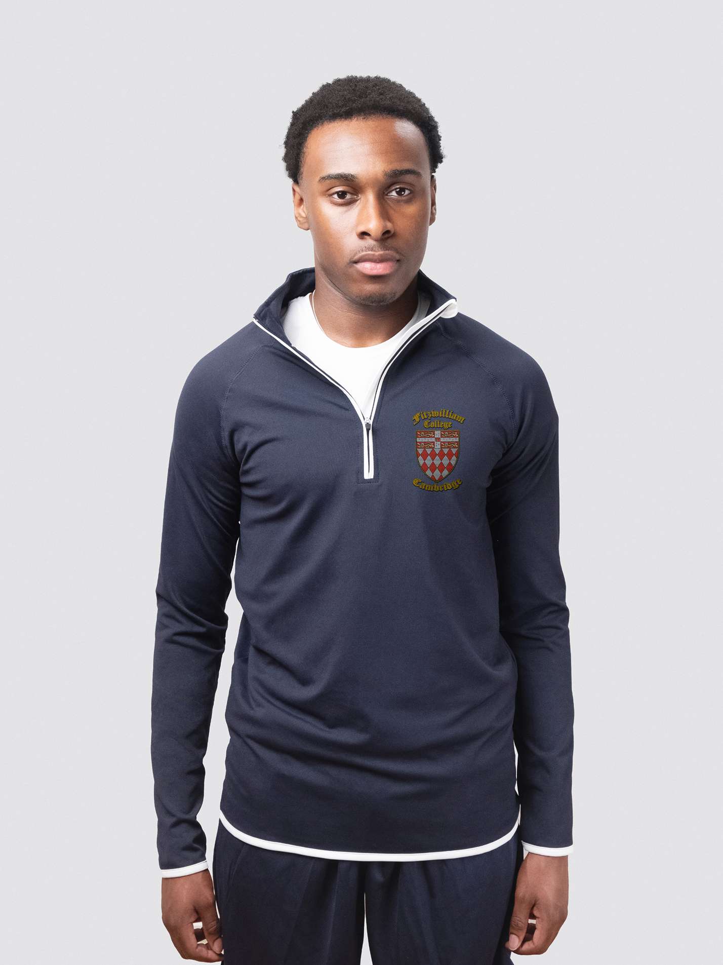 Fitzwilliam College Cambridge JCR Men's Performance 1/4 Zip Sweatshirt