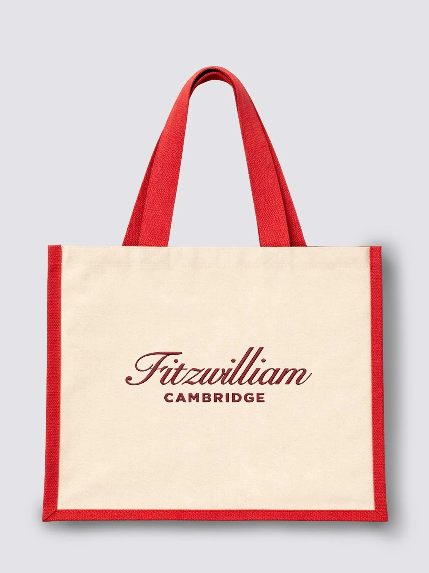 Fitzwilliam College Cambridge MCR Heritage Jute Canvas Shopper - Image 3