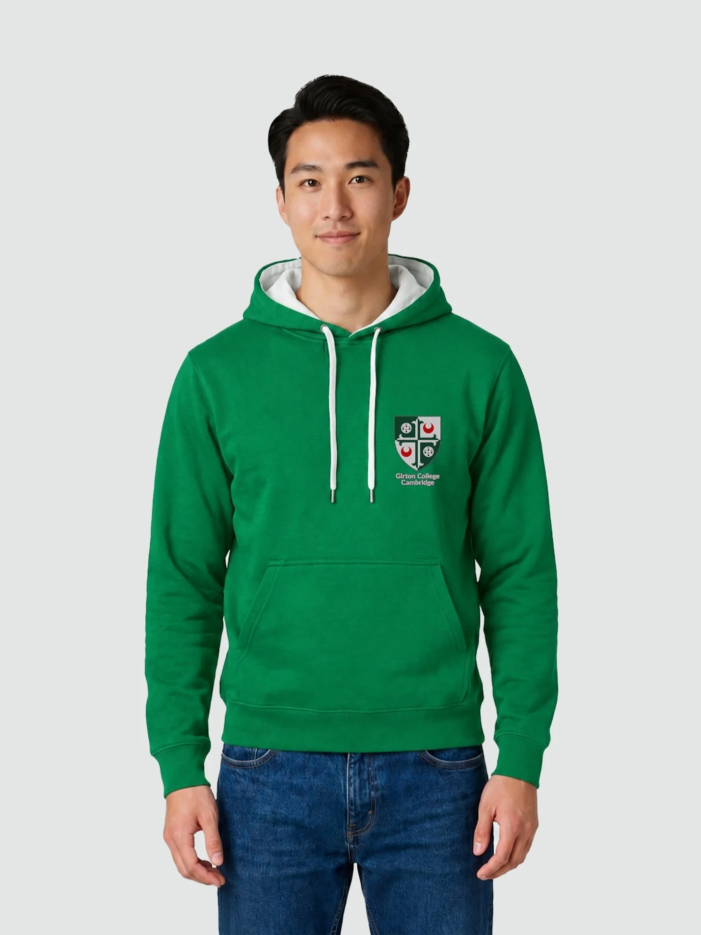 Girton College Cambridge JCR Contrast Hoodie - Image 4
