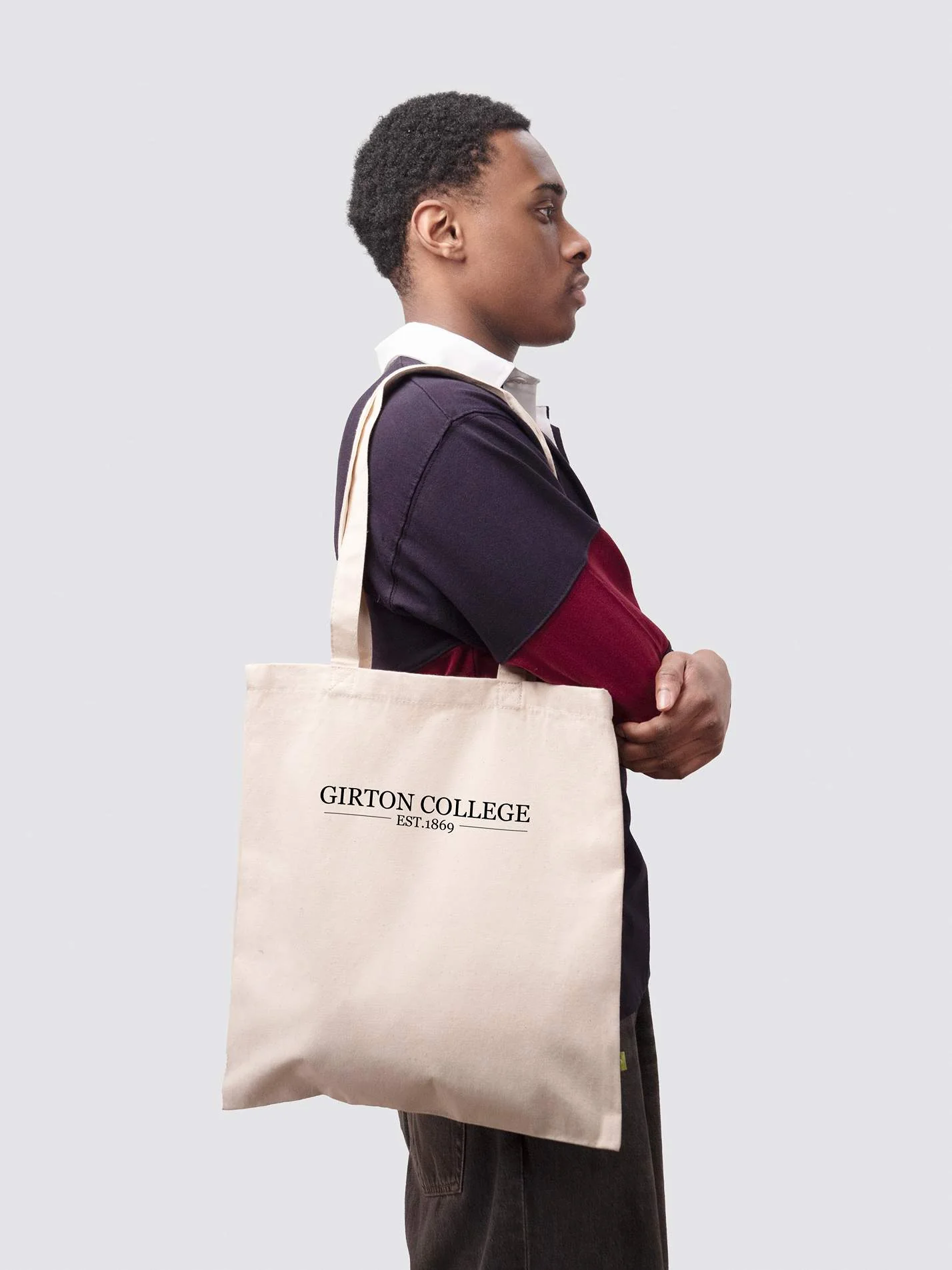 Girton College Cambridge MCR Organic Cotton Printed Tote Bag