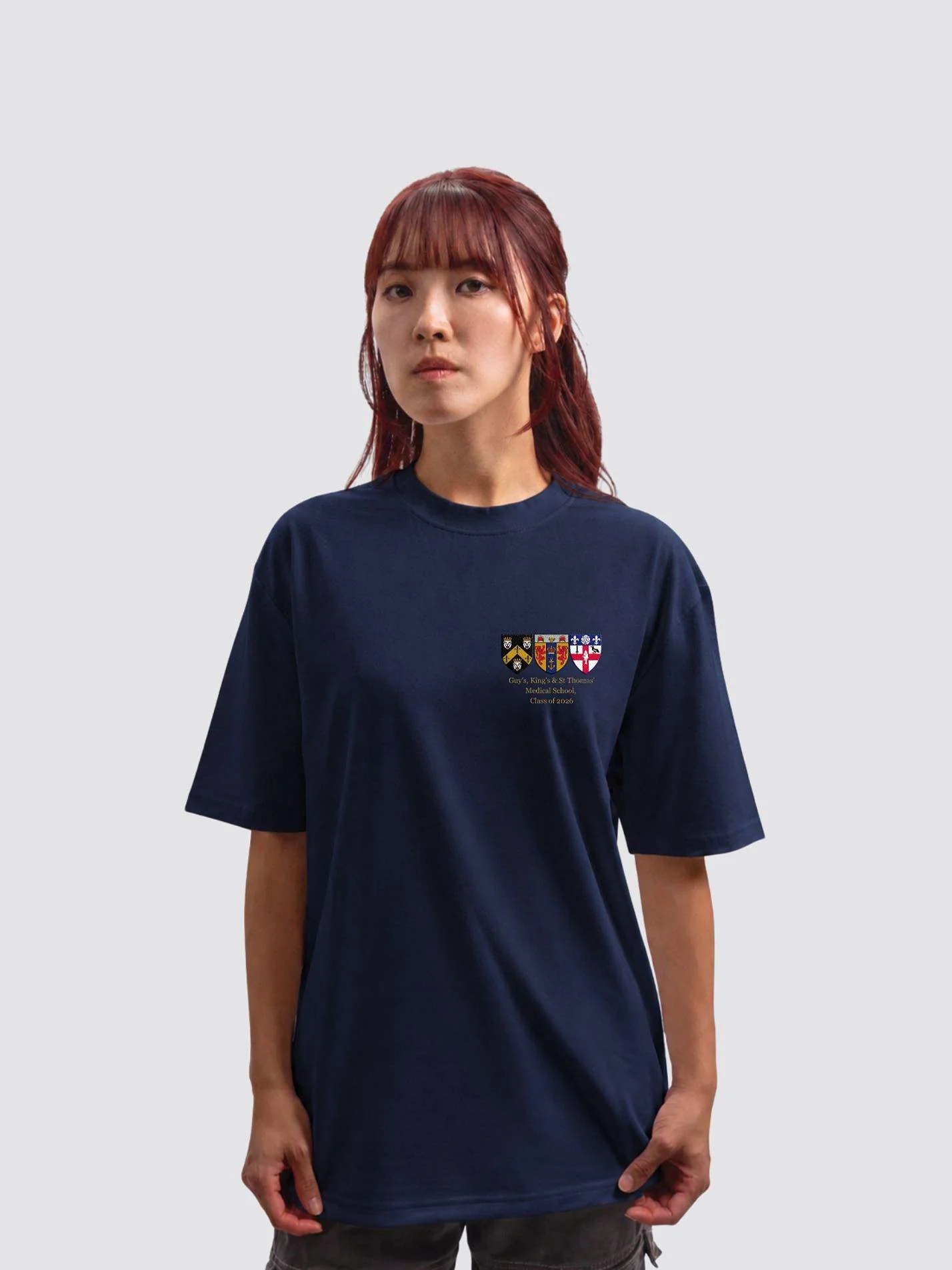GKT Medical School - Class of 2026 Unisex Heavy Oversized T-Shirt - Image 6