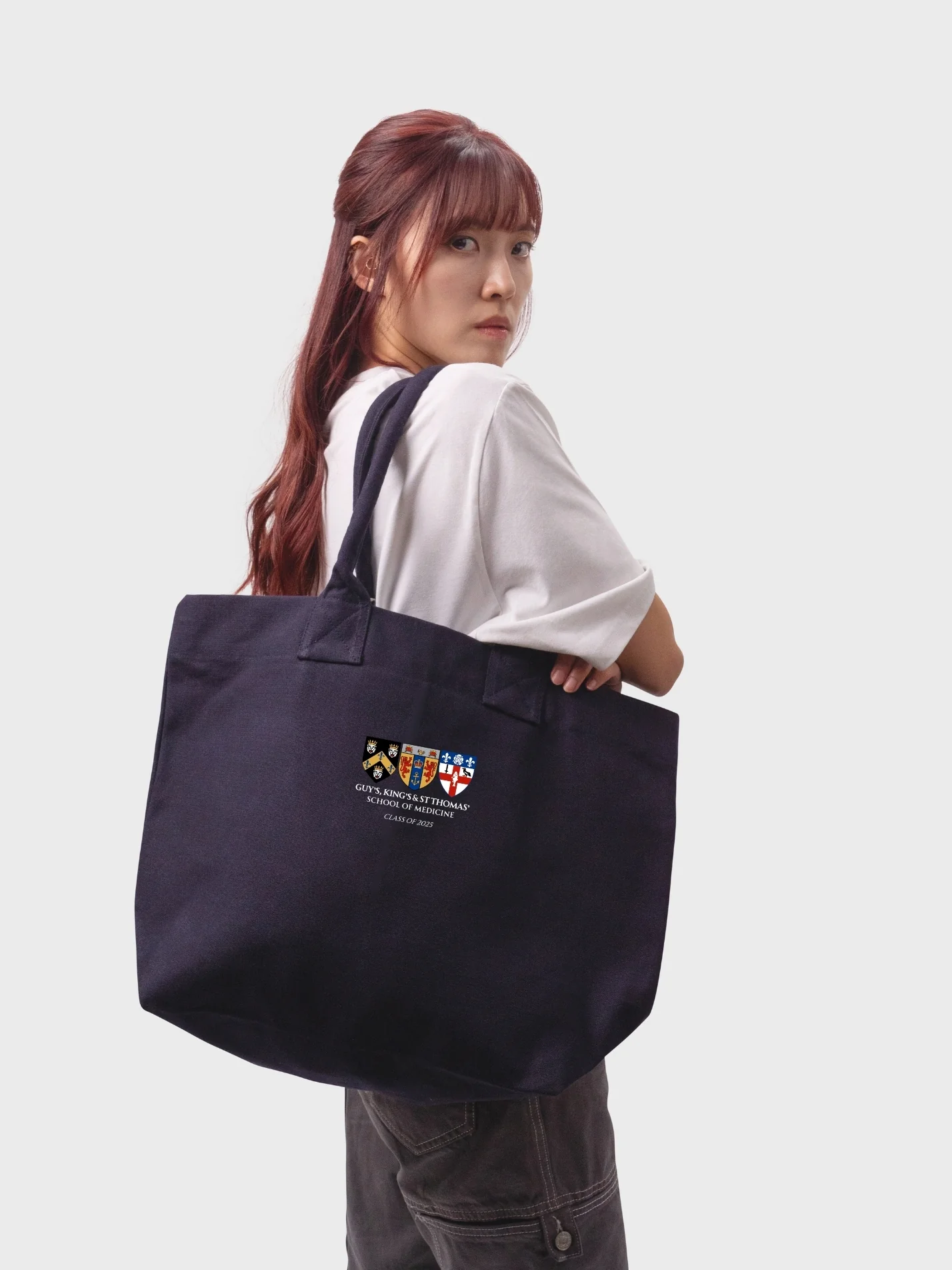 GKT School of Medical Education Cotton Canvas Printed Shopper Bag - Image 3