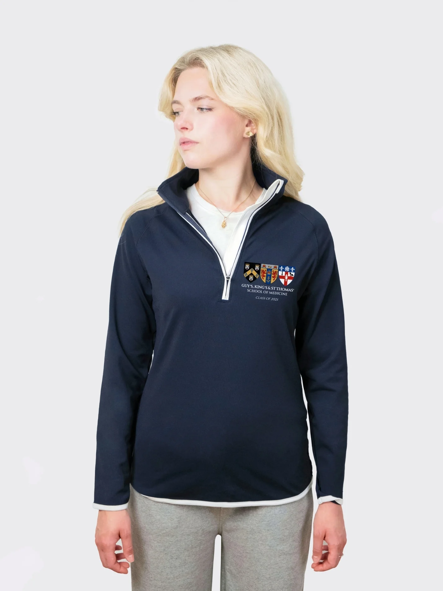 GKT School of Medical Education Ladies Performance 1/4 Zip Sweatshirt