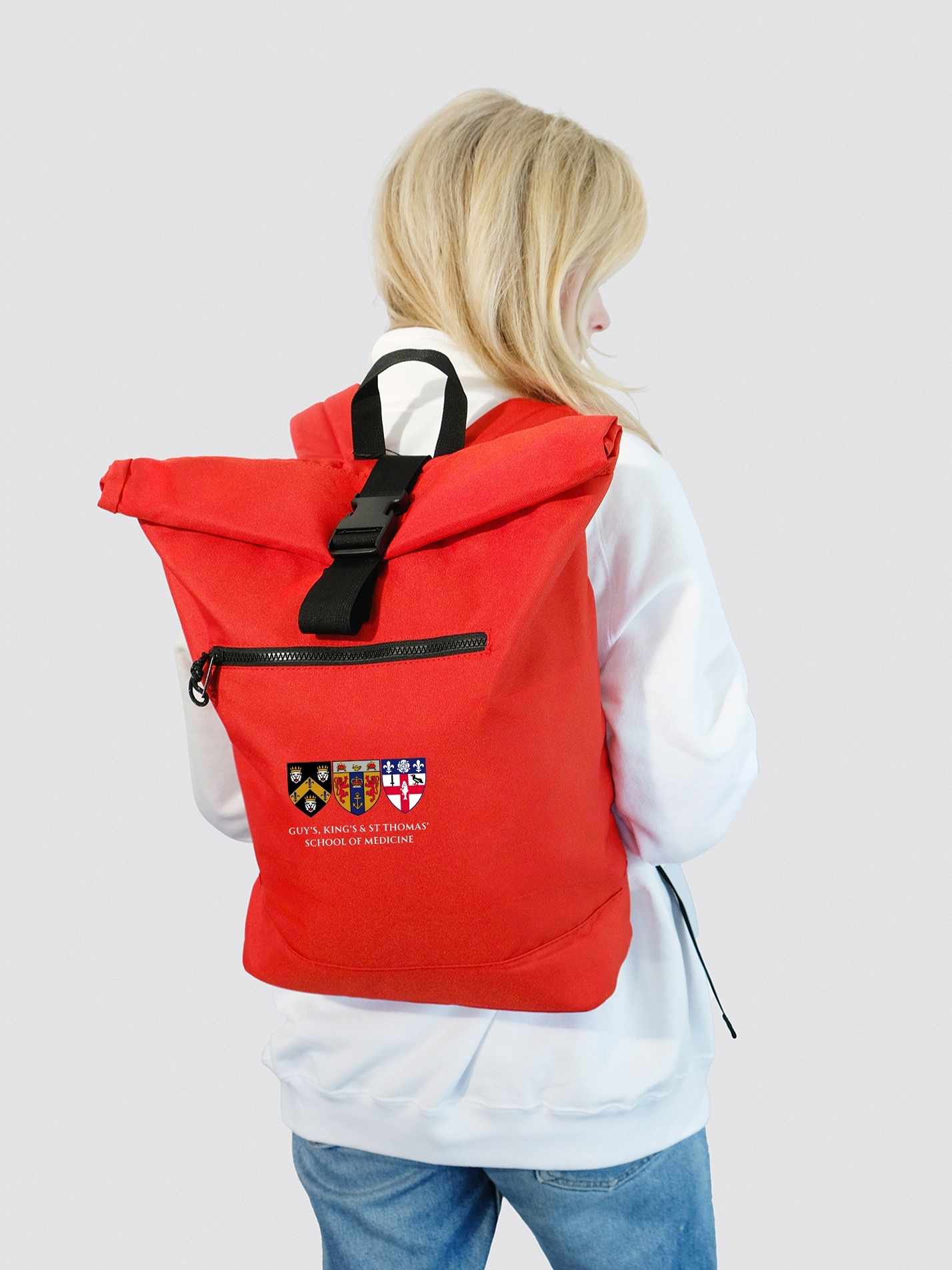 GKT School of Medicine Roll Top Backpack - Image 11