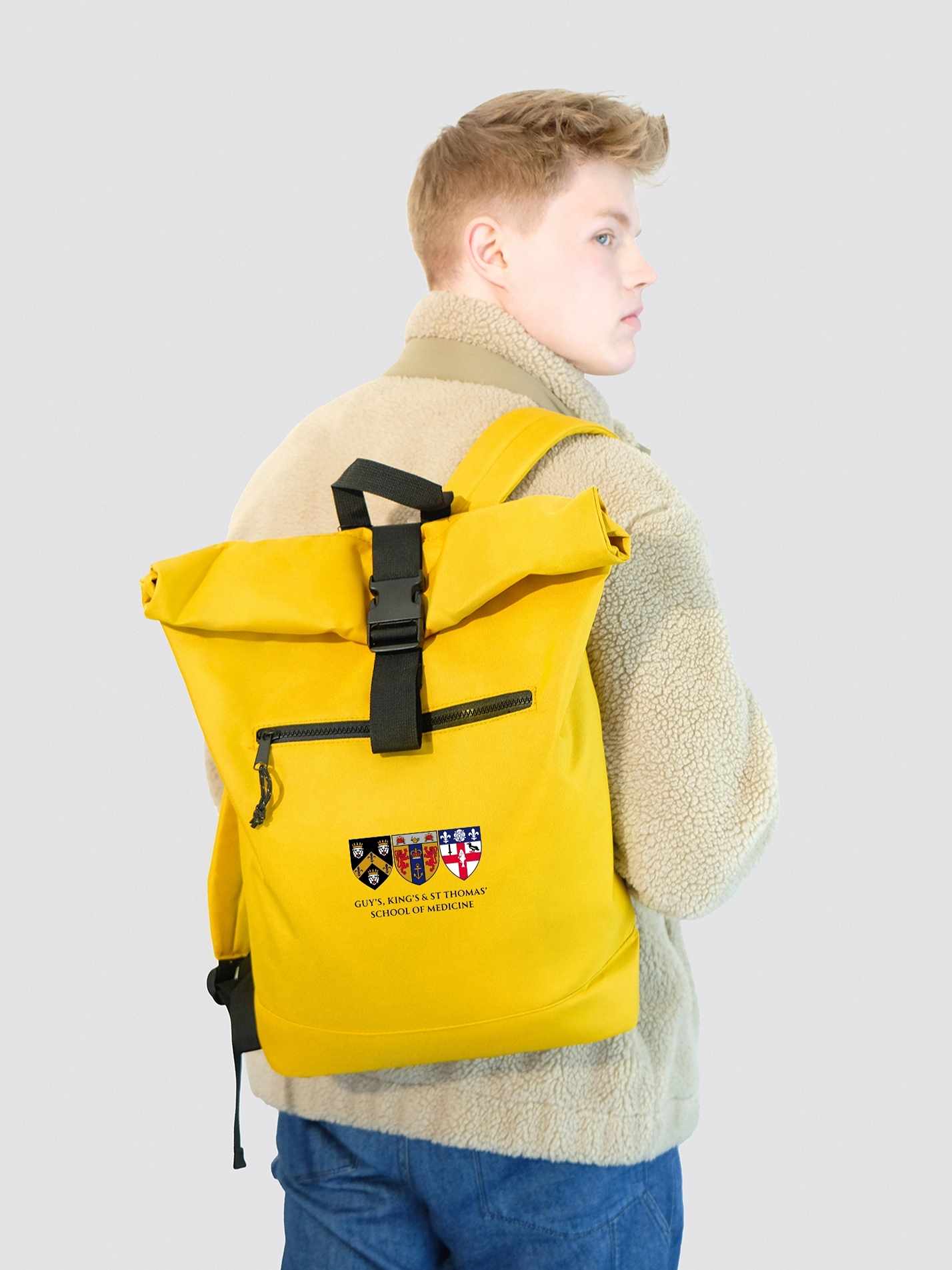 GKT School of Medicine Roll Top Backpack - Image 9
