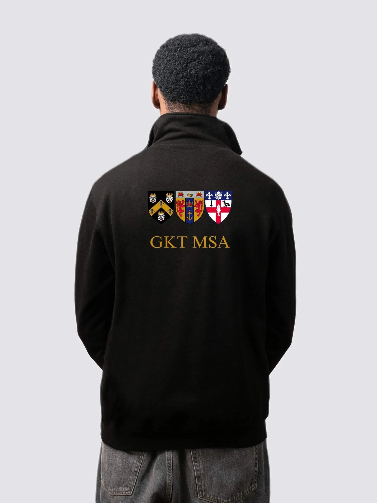 GKT School of Medicine Unisex 1/4 Zip Sweatshirt - Image 4