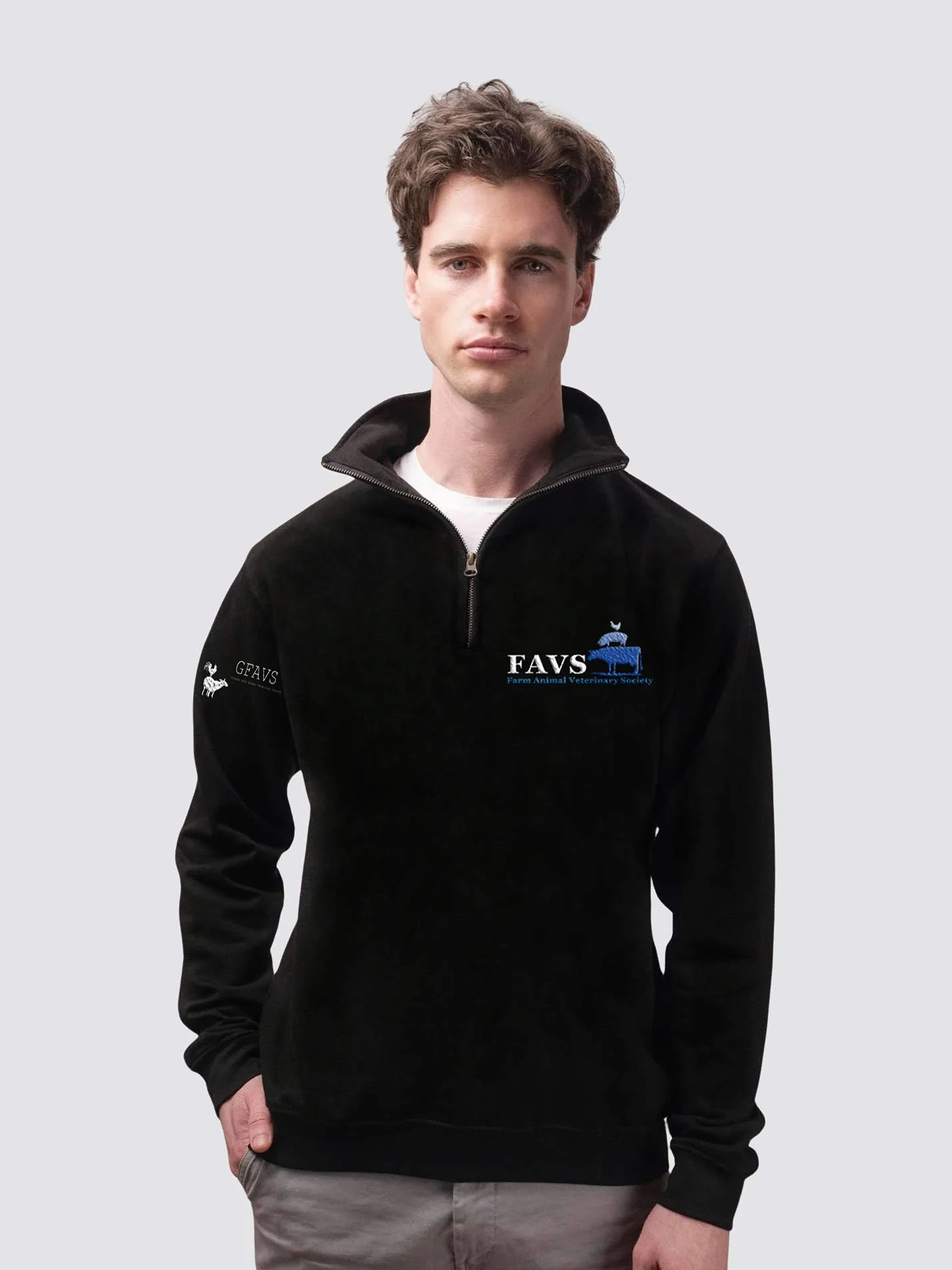 Glasgow FAVS Unisex 1/4 Zip Sweatshirt