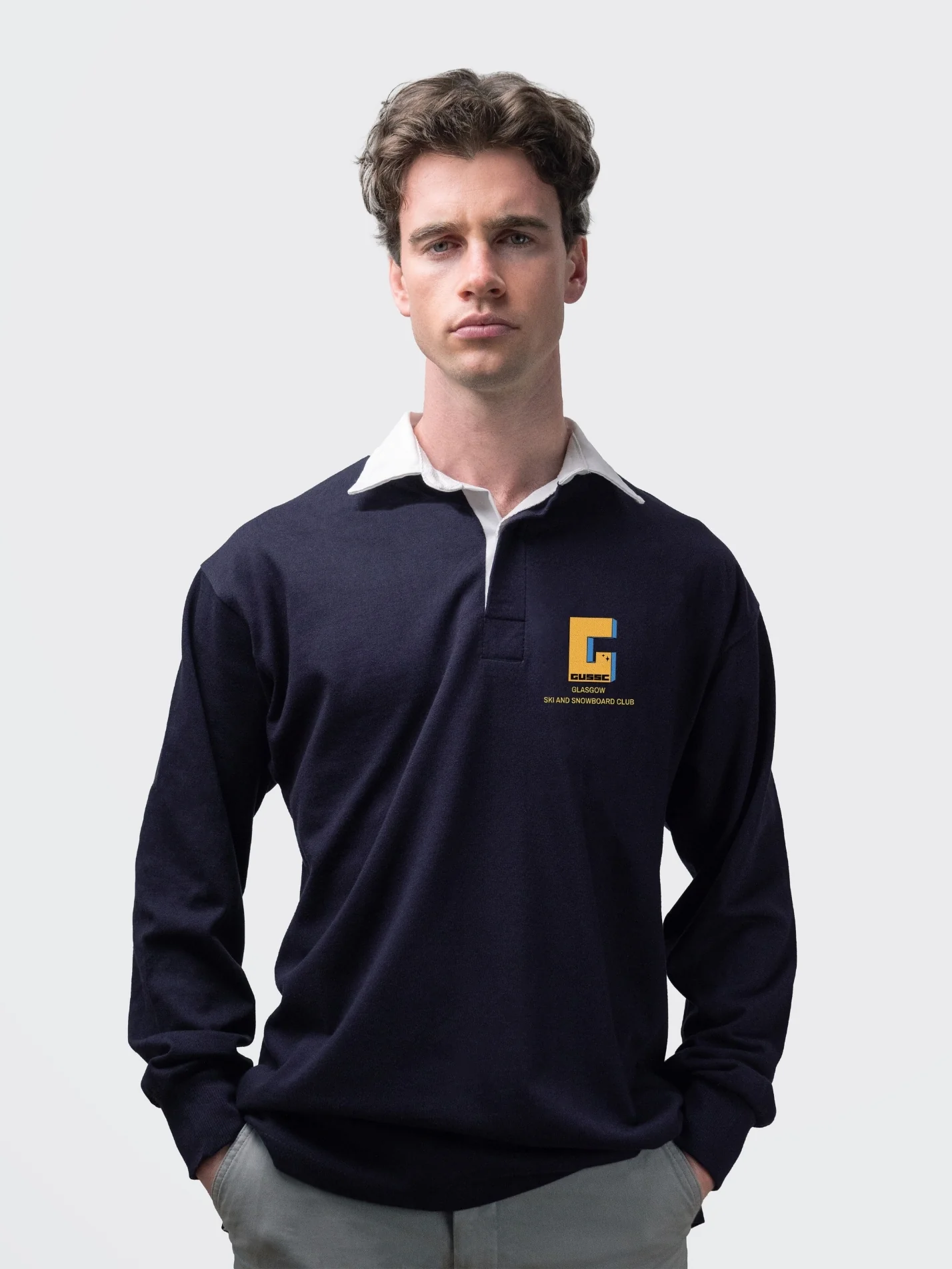 Glasgow Ski and Snowboard Club Classic Men's Rugby Shirt