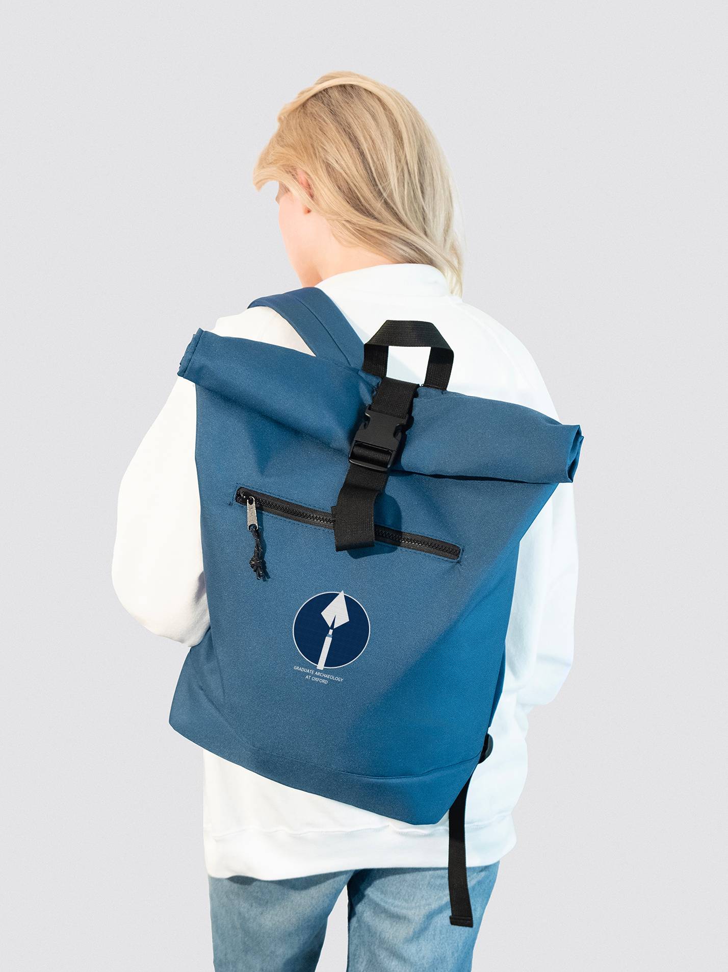 Graduate Archaeology at Oxford Roll Top Backpack - Image 4