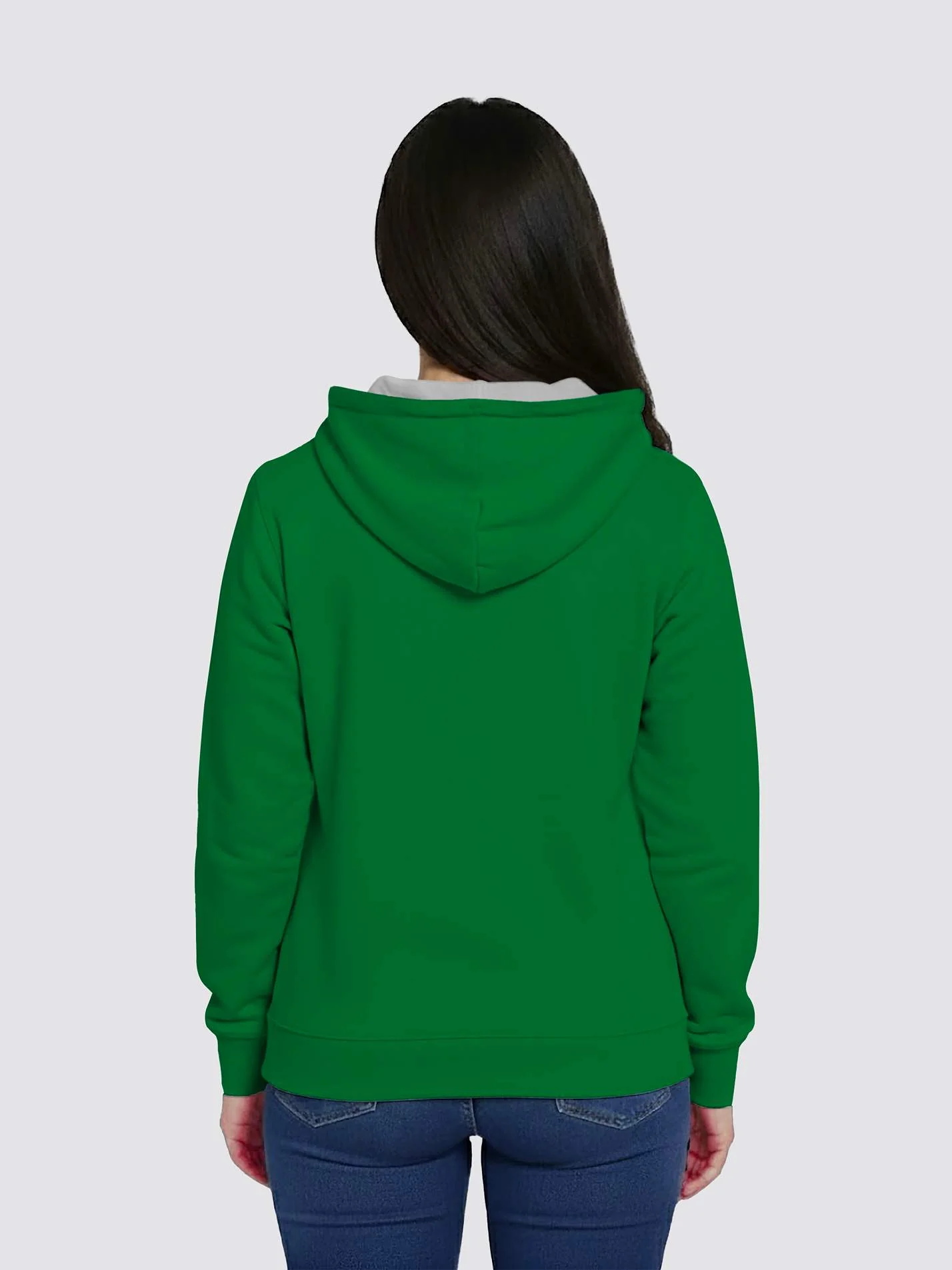 Green Templeton College Oxford Contrast Hoodie - Image 5