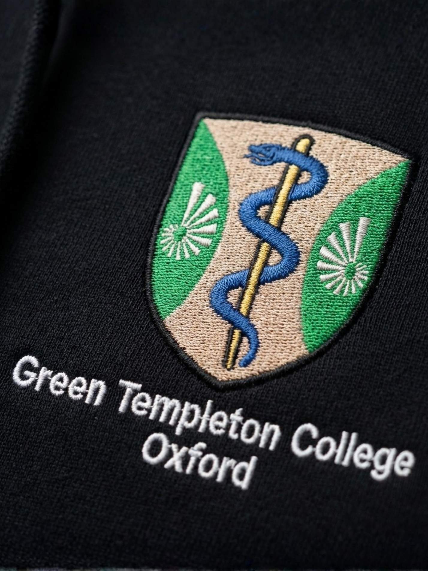 Green Templeton College Oxford Ladies Running Hoodie - Image 3