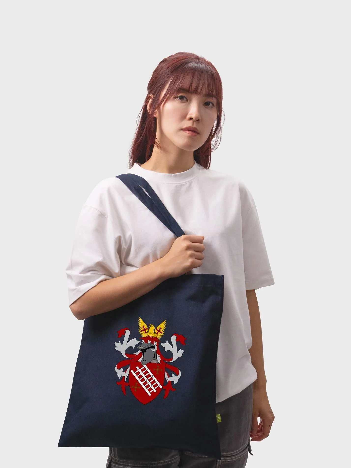 Grey College Durham Organic Cotton Printed Tote Bag - Image 3