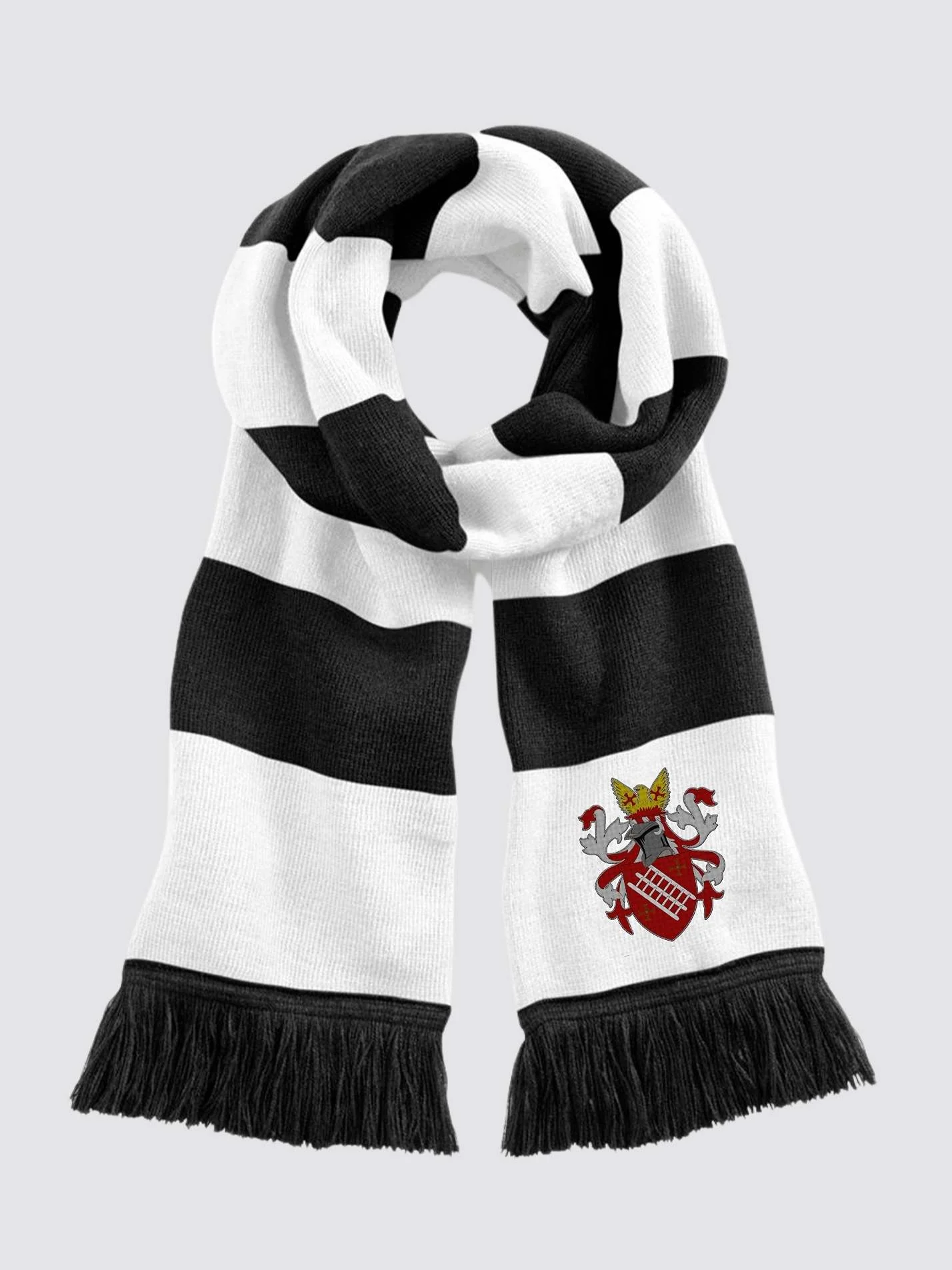 Grey College Durham Striped Scarf - Image 2