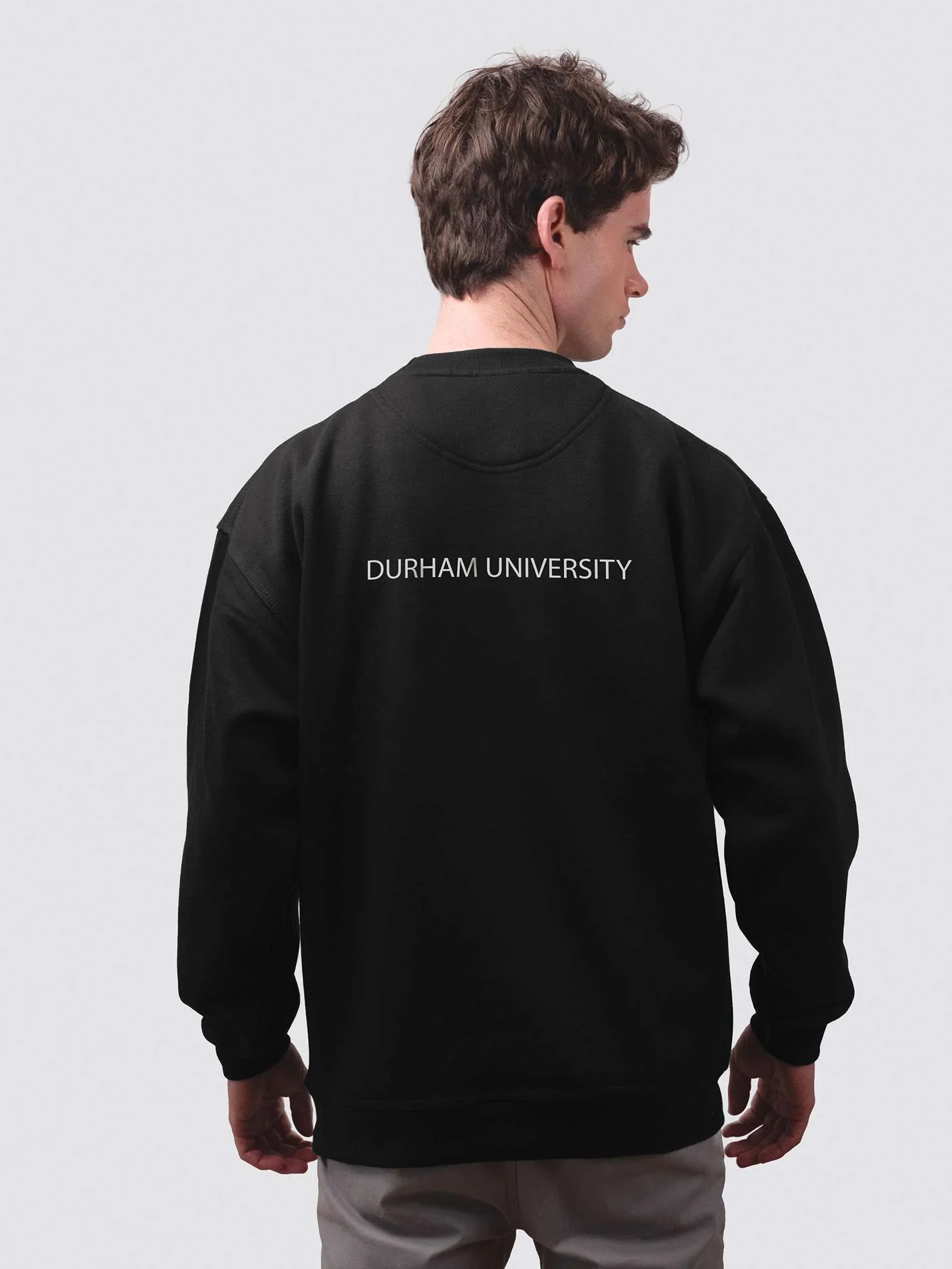 Grey College Durham Unisex Heavyweight Sweatshirt - Image 4