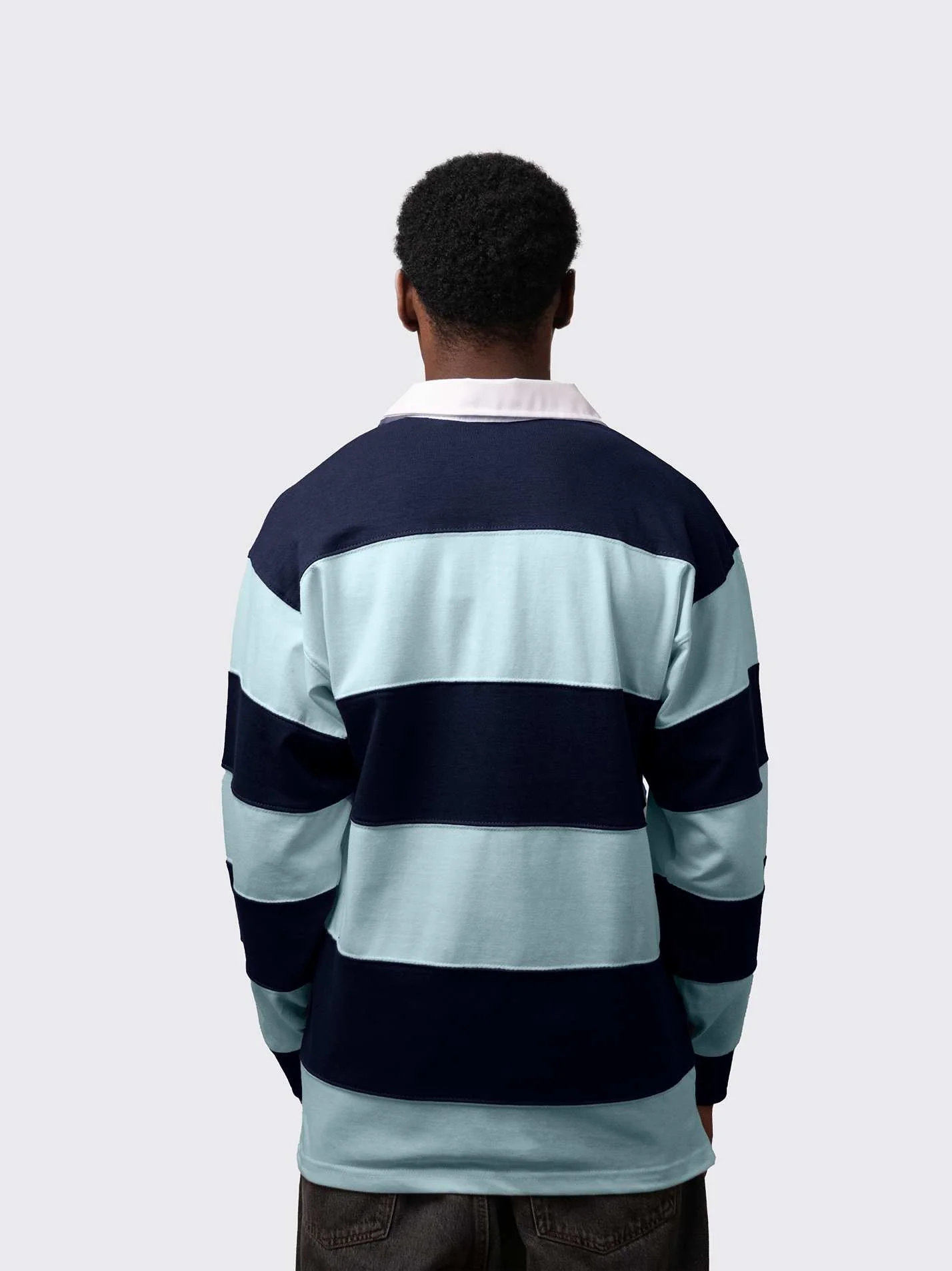 Newnham College Boat Club Unisex Striped Rugby Shirt - Image 8