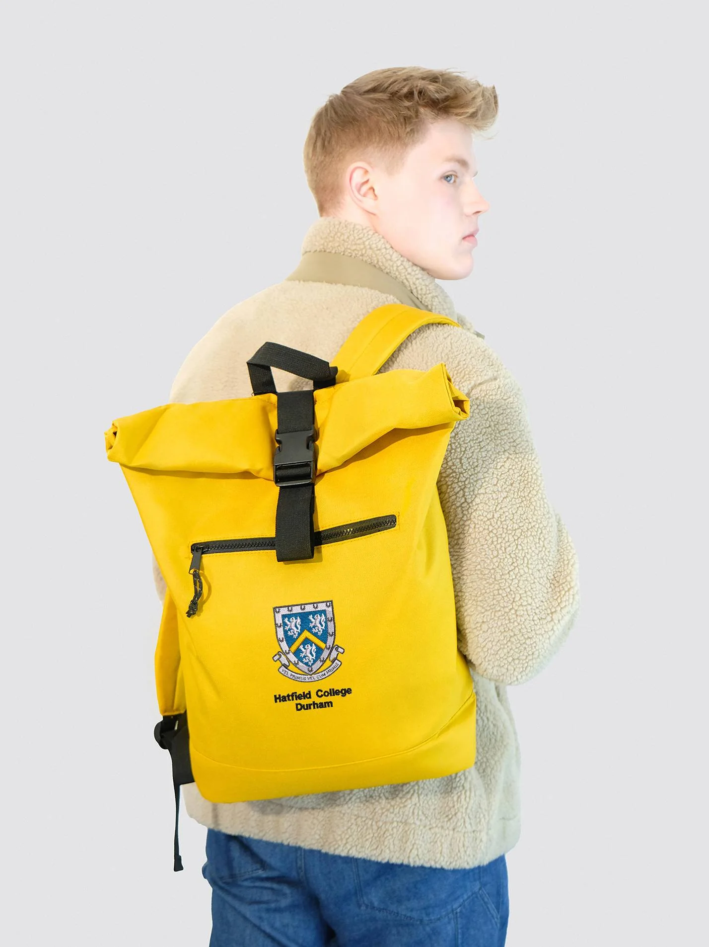 Hatfield College Durham MCR Roll Top Backpack - Image 6