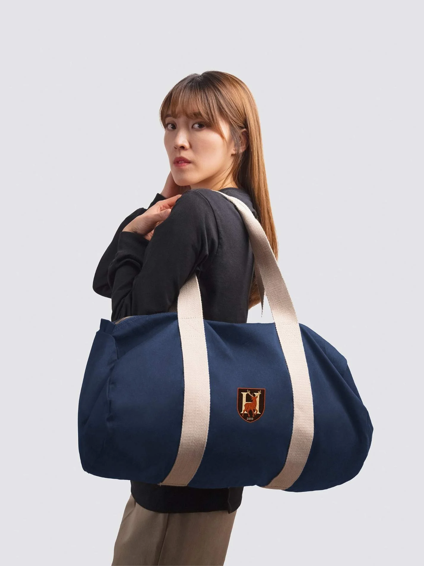Head’s Organic Cotton Canvas Barrel Bag - Image 2