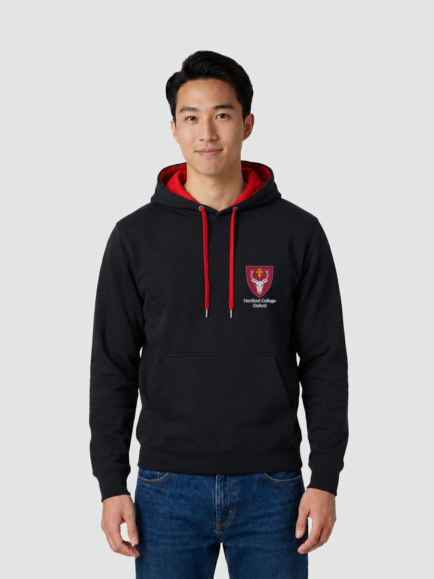 Hertford College Oxford MCR Contrast Hoodie