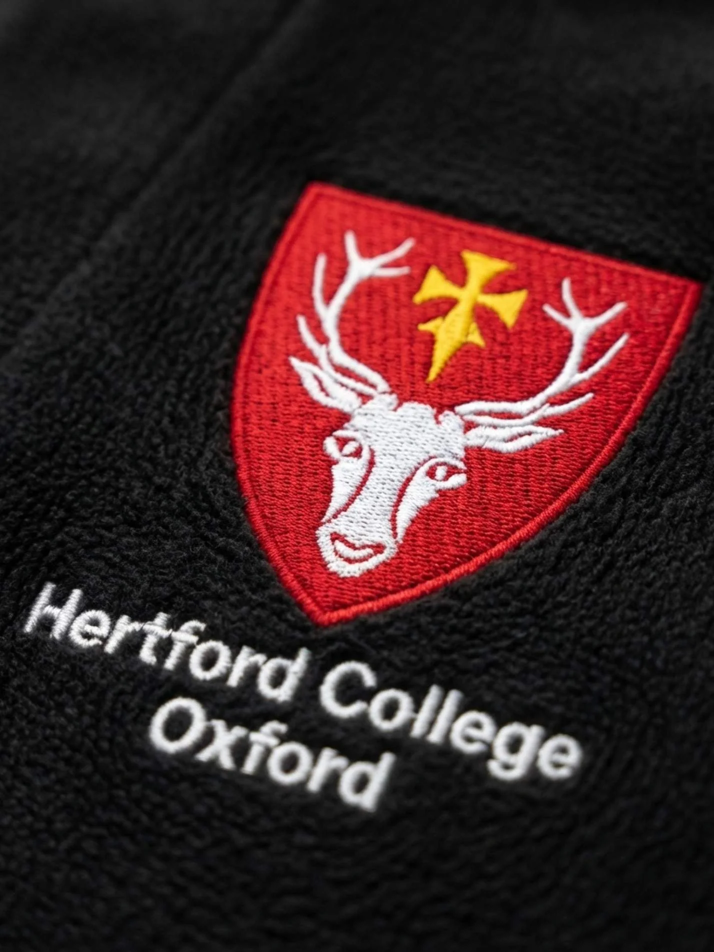 Hertford College Oxford MCR Unisex Polar Full Zip Fleece - Image 3