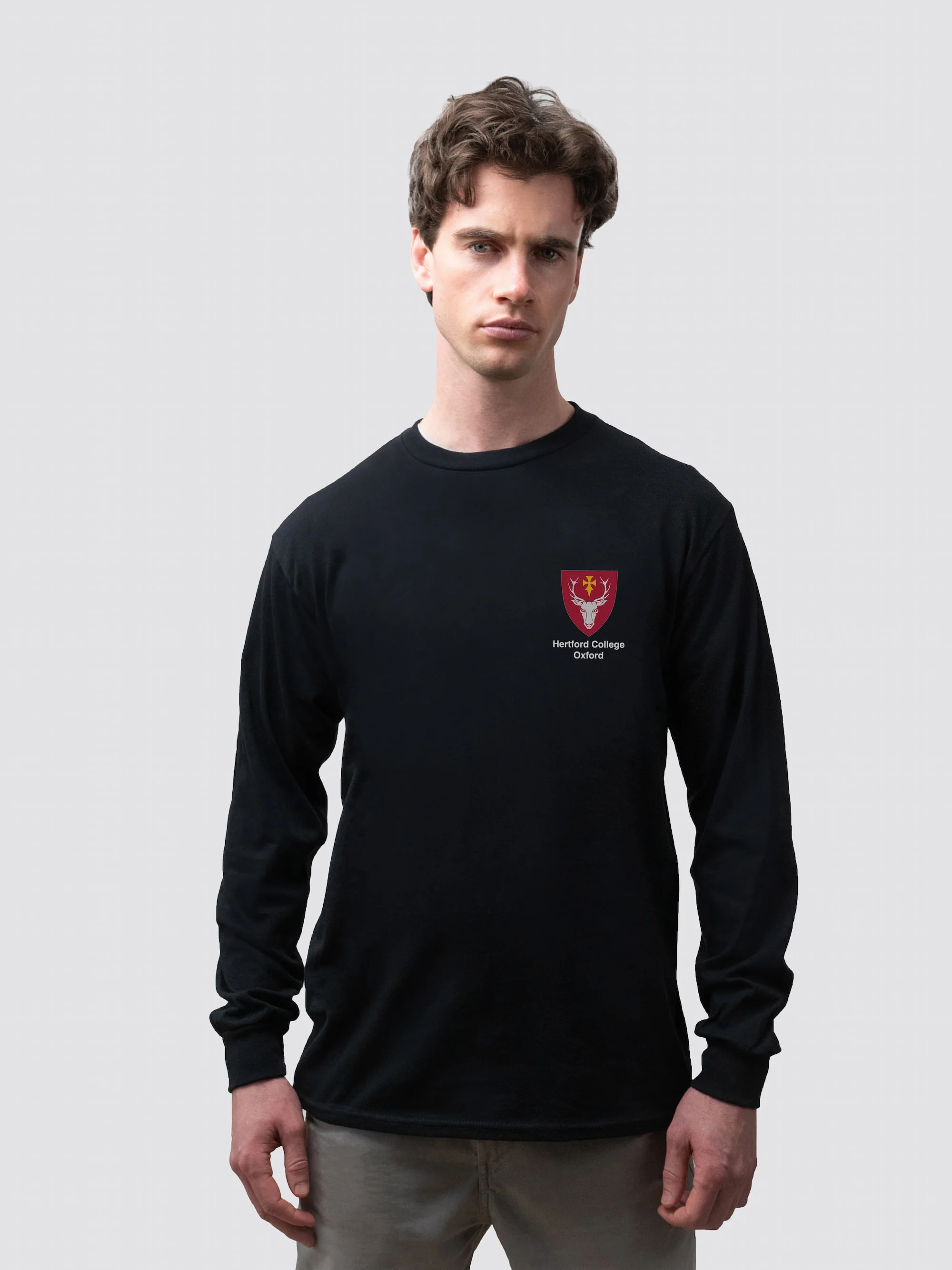 Hertford College Oxford JCR Unisex Cotton Long Sleeve T-Shirt